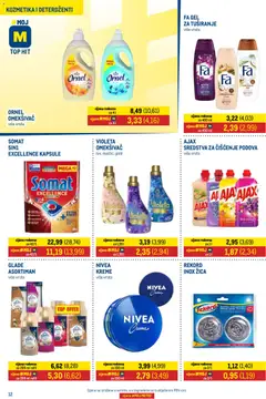 Metro Katalog - Pregled kataloga iz trgovine Metro, vrijedi od 01.10.2026 | Stranica: 12 | Proizvodi: Sredstva za čiščenje, Omekšivač, Somat, Ajax