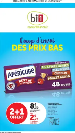 bi1 - Prévisualisation de bi1 Supermarché valide à partir de 09.06.2026