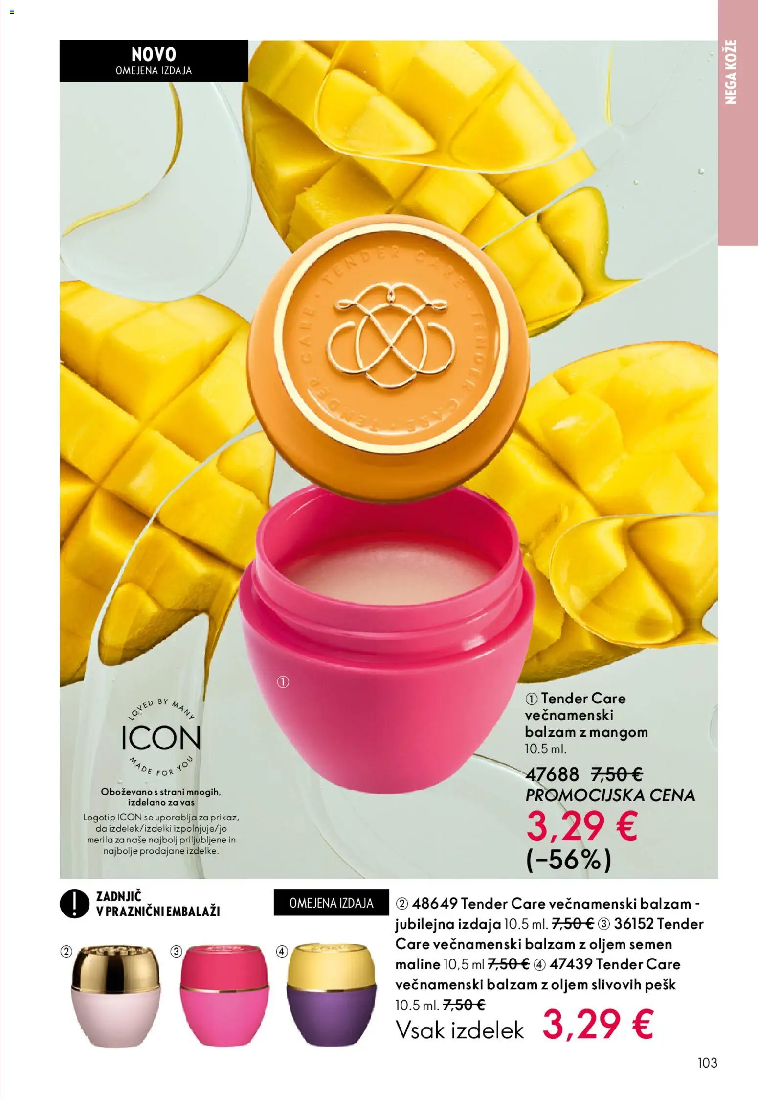 Novi Oriflame katalog ponudbe – veljaven od 22.04.2026 | Stran: 103 | Izdelki: Maline