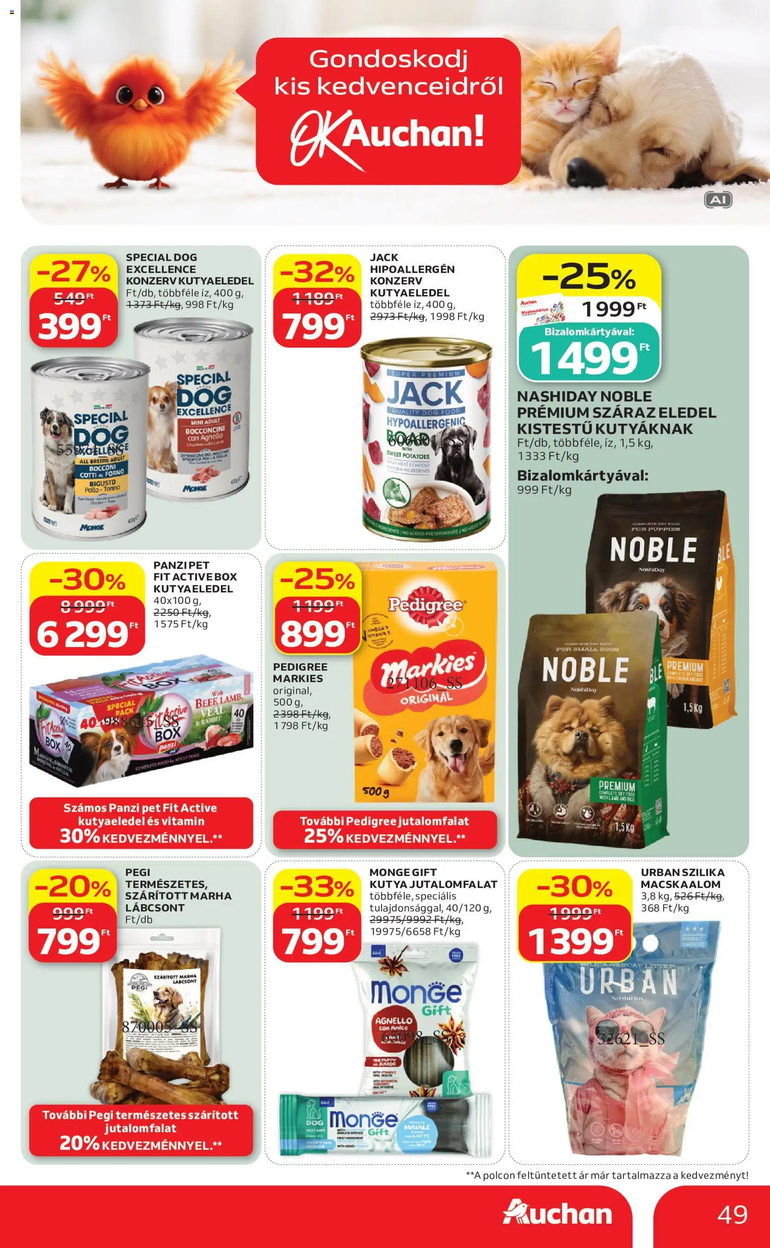 Auchan akciós ujság - amely érvényes a következő dátumtól: 2026.09.03. | Oldal: 49