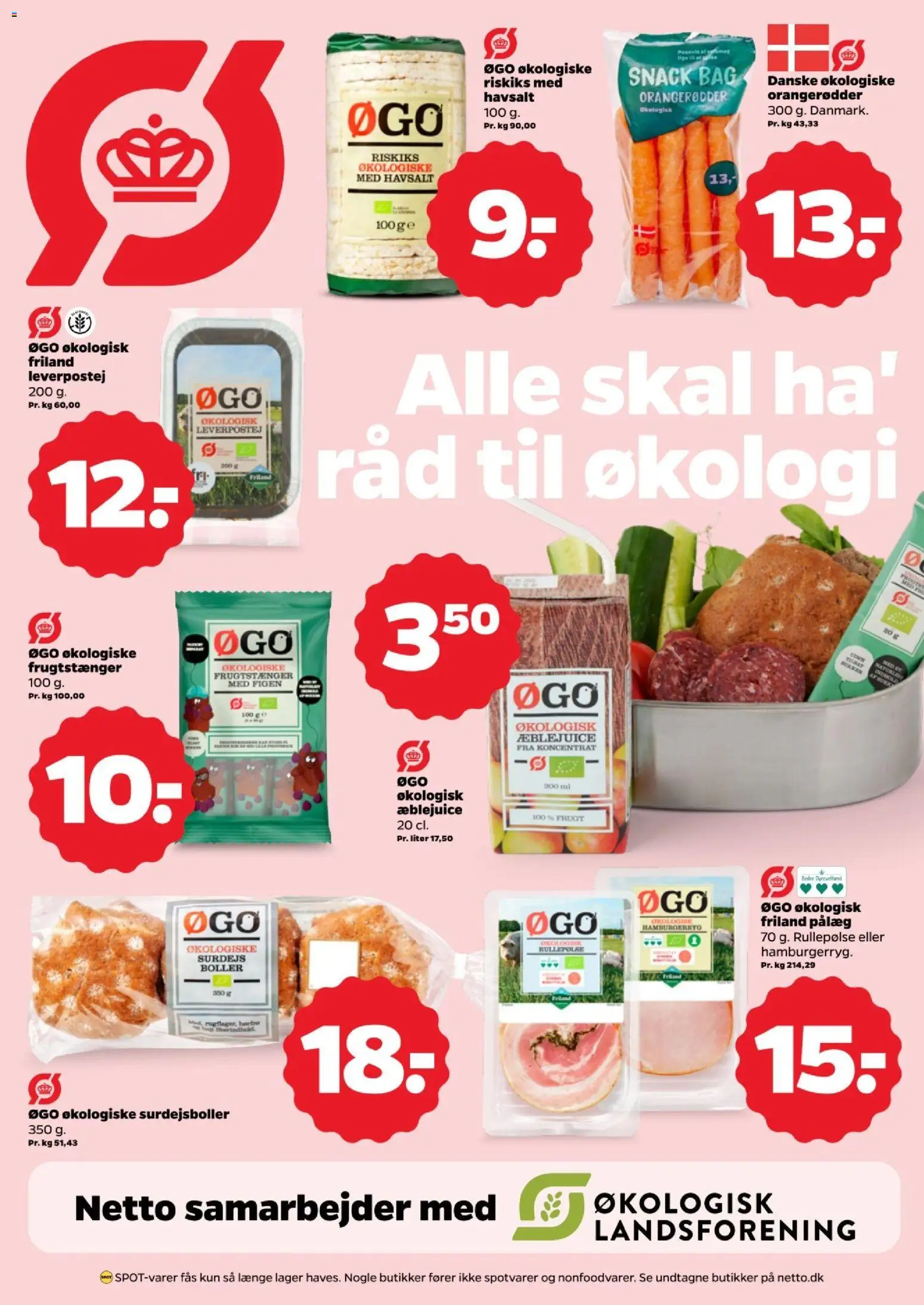 Netto tilbudsavis – gyldig fra 17/10/2026 | Side: 6 | Produkter: Æblejuice, Pålæg, Leverpostej, Hamburgerryg