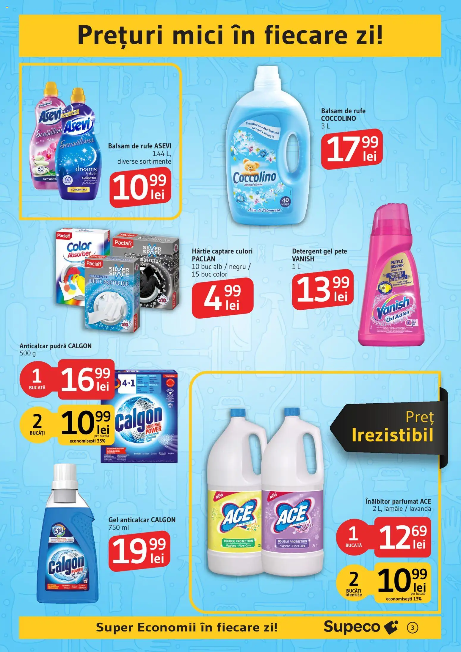 Noul catalog Supeco – valabil de la 16.07.2026 | Pagină: 3 | Produse: Mici, Pudră, Önlük, Lămâie