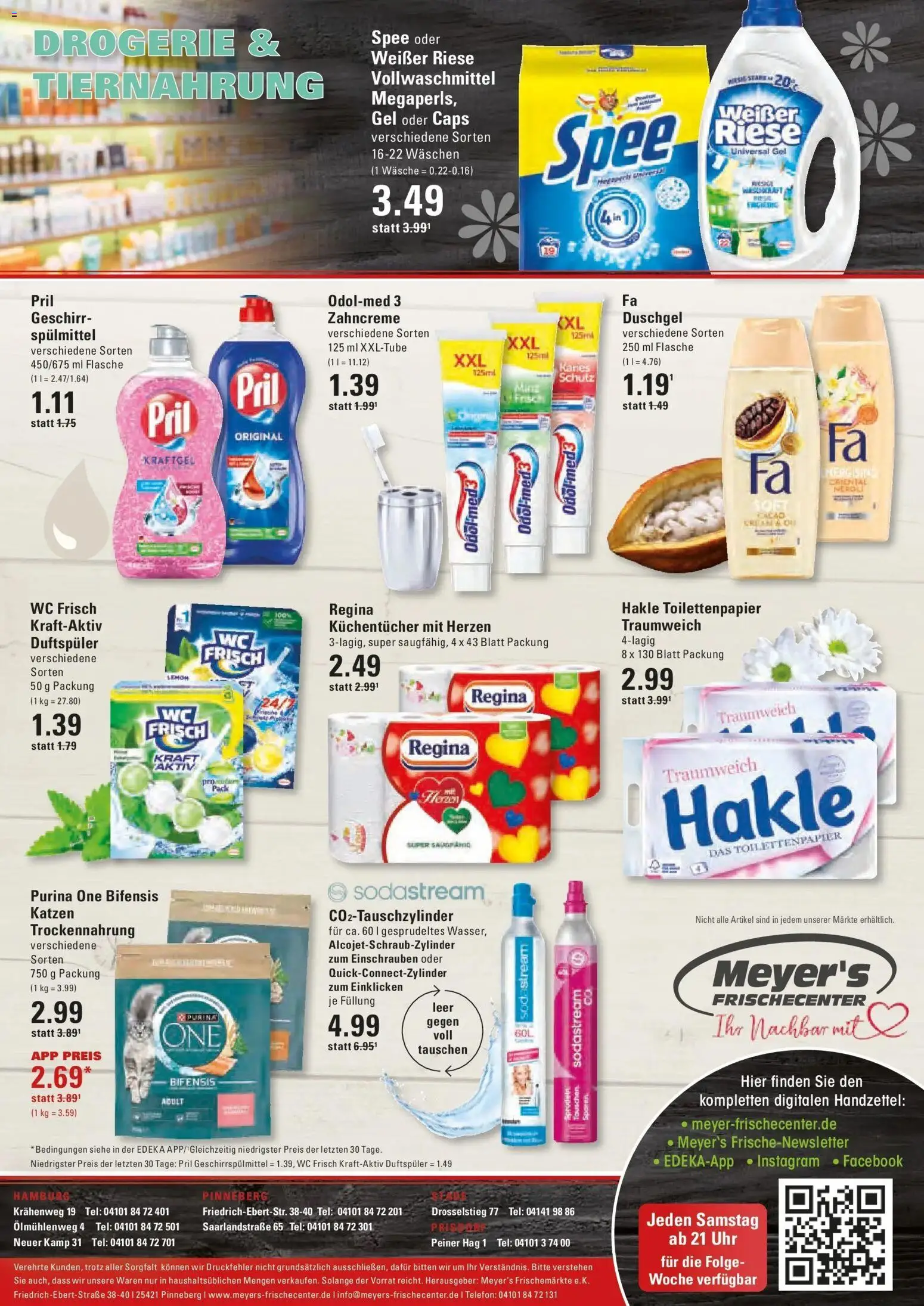 Marktkauf Prospekt Prisdorf (ab 05.10.2026) » Angebote online | Seite: 24 | Produkte: Spee, Geschirrspülmittel, Pril, Toilettenpapier
