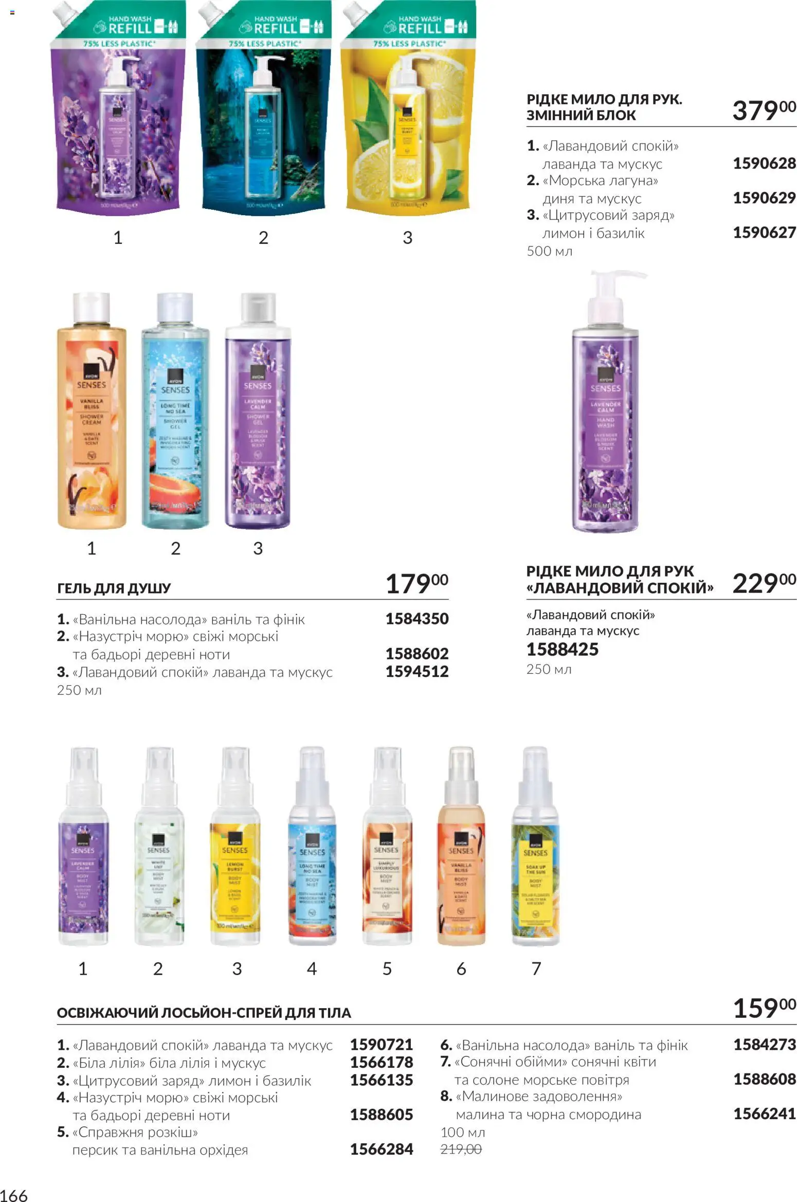 AVON Kаталог - дійснийкції з 01.10.2026 | Сторінка: 166 | Товари: Персик, Фінік, Мило, Базилік