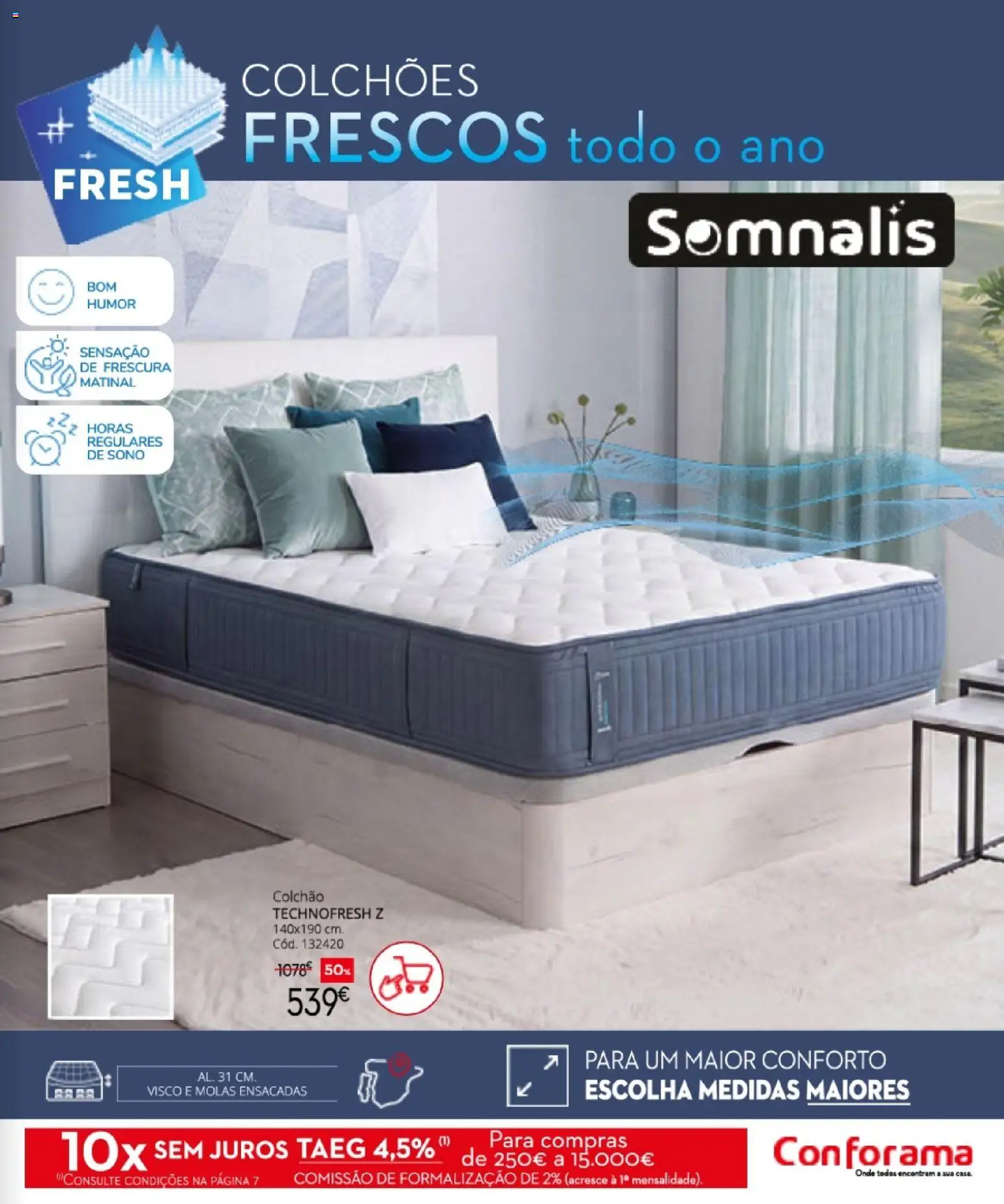 Conforama Camitis │ válido de 06/08/2026 | Página: 51 | Produtos: Colchões, Colchão