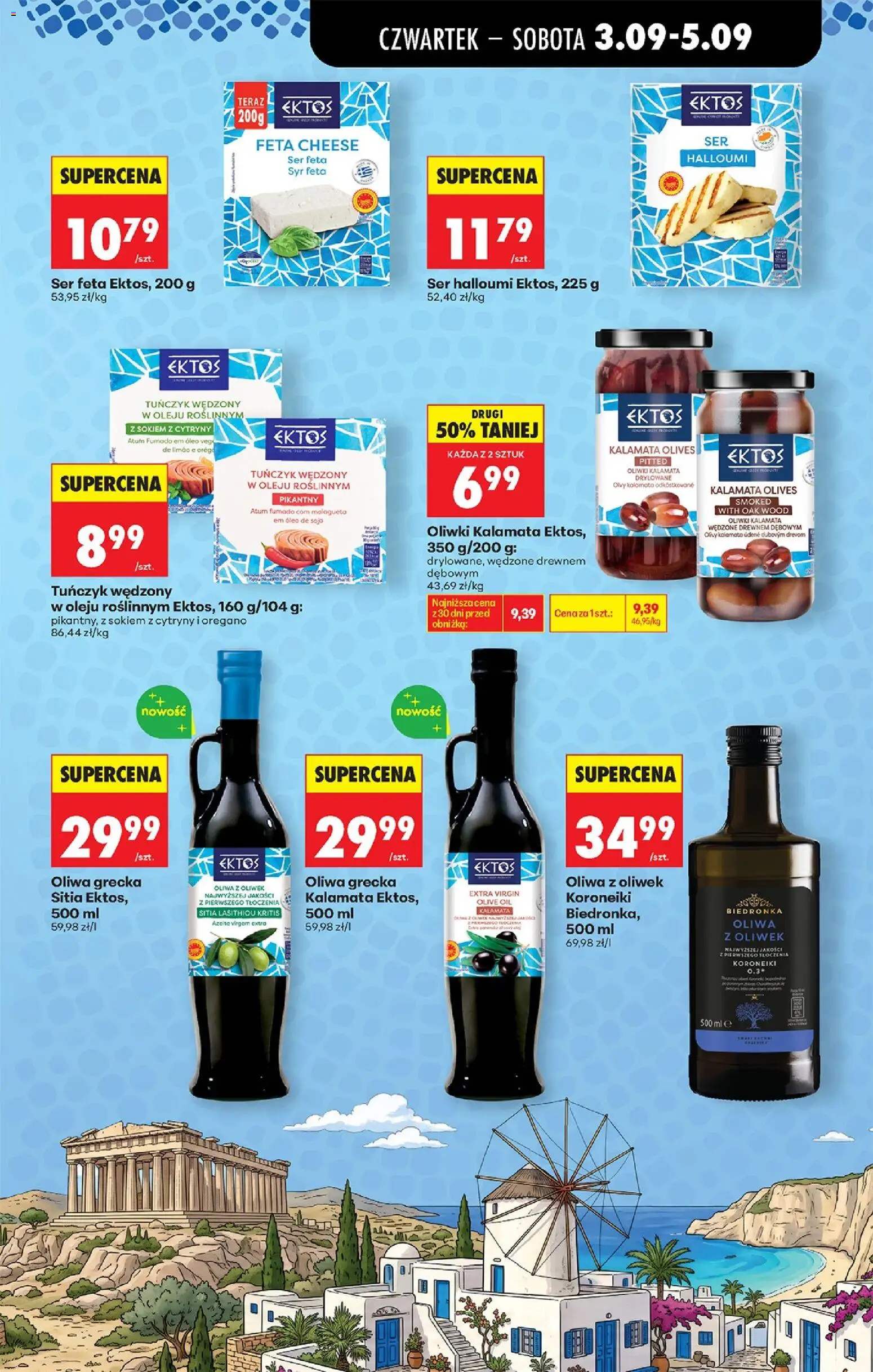 Biedronka Polsko leták - Codziennie niskie ceny od 03.09.2026 | Strana: 47 | Produkty: Sýr, Halloumi, Feta