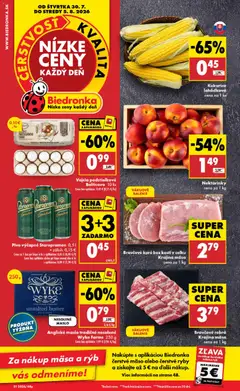 Biedronka leták platný od 30.07.2026