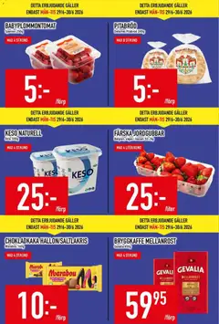 Matdax erbjudanden - Förhandsvisning av reklamblad från butik Matdax aktuell från 29/06/2026 | Sida: 2 | Produkter: Babyplommontomat, Galler, Pitabröd, Keso
