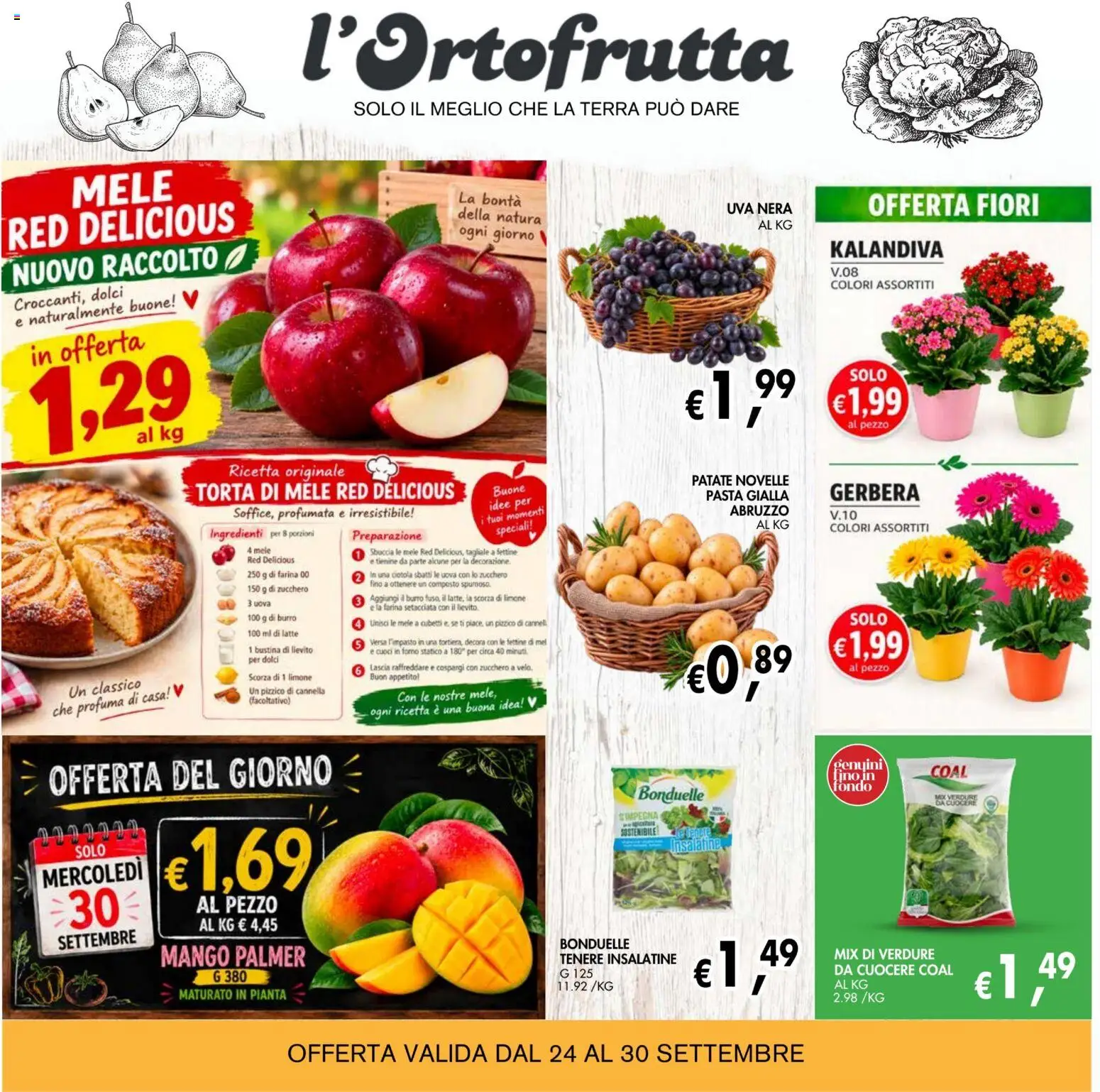 Volantino Coal del 24/09/2026 | Pagina: 8 | Prodotti: Limone, Mango, Pasta, Torta