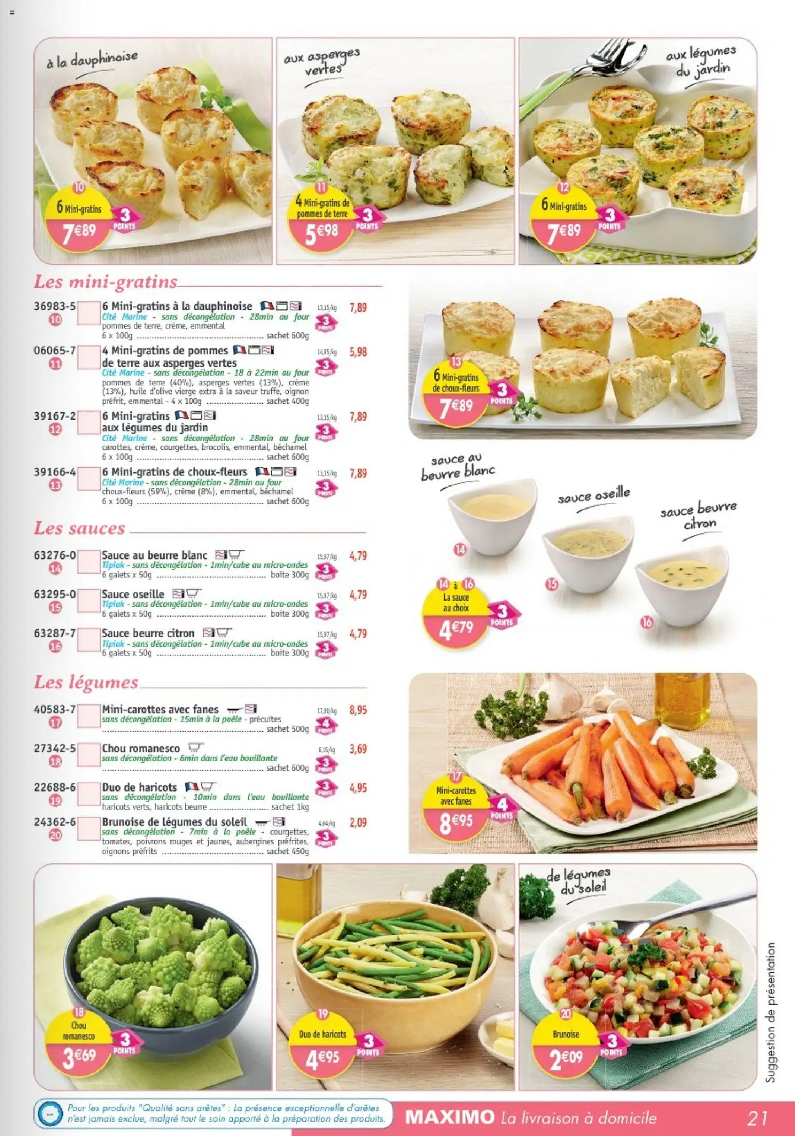 {H1} | Page: 21 | Produits: Huile d'olive vierge extra, Asperges vertes, Asperges, Béchamel
