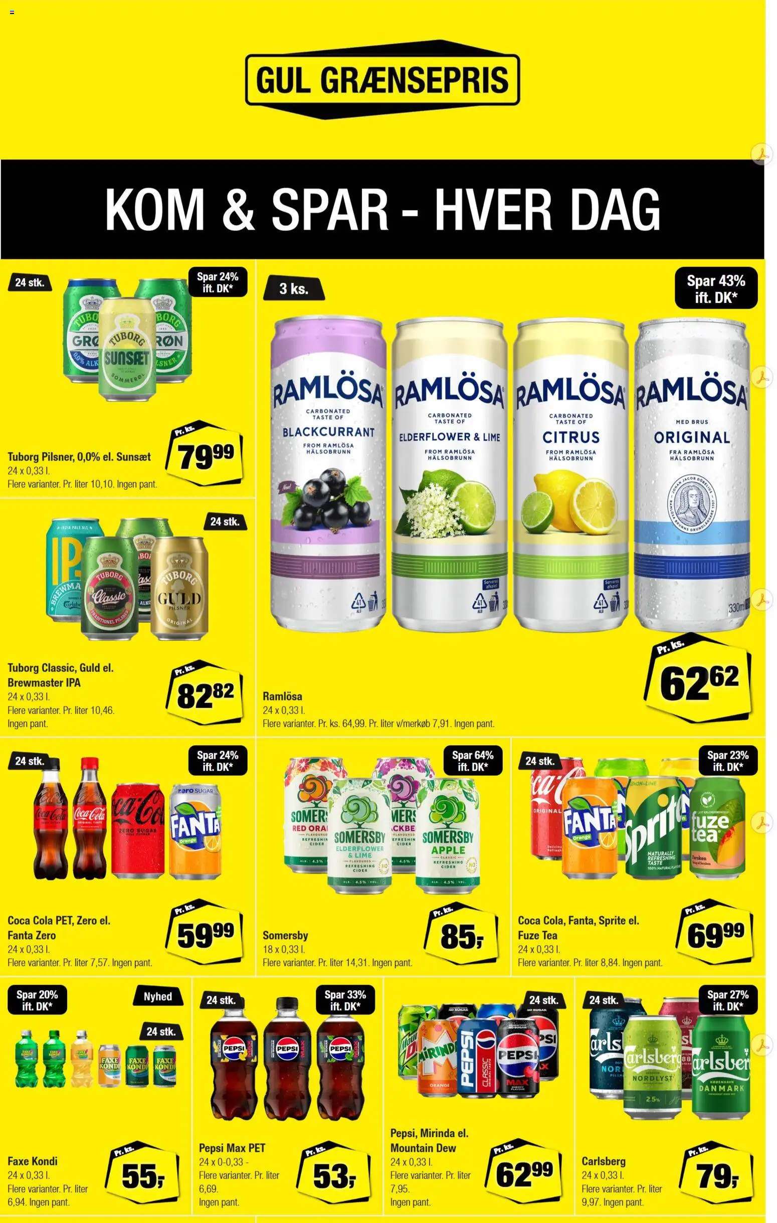 Calle tilbudsavis – gyldig fra 20.05.2026 | Side: 7 | Produkter: Coca Cola, Cider, Lime, Pepsi