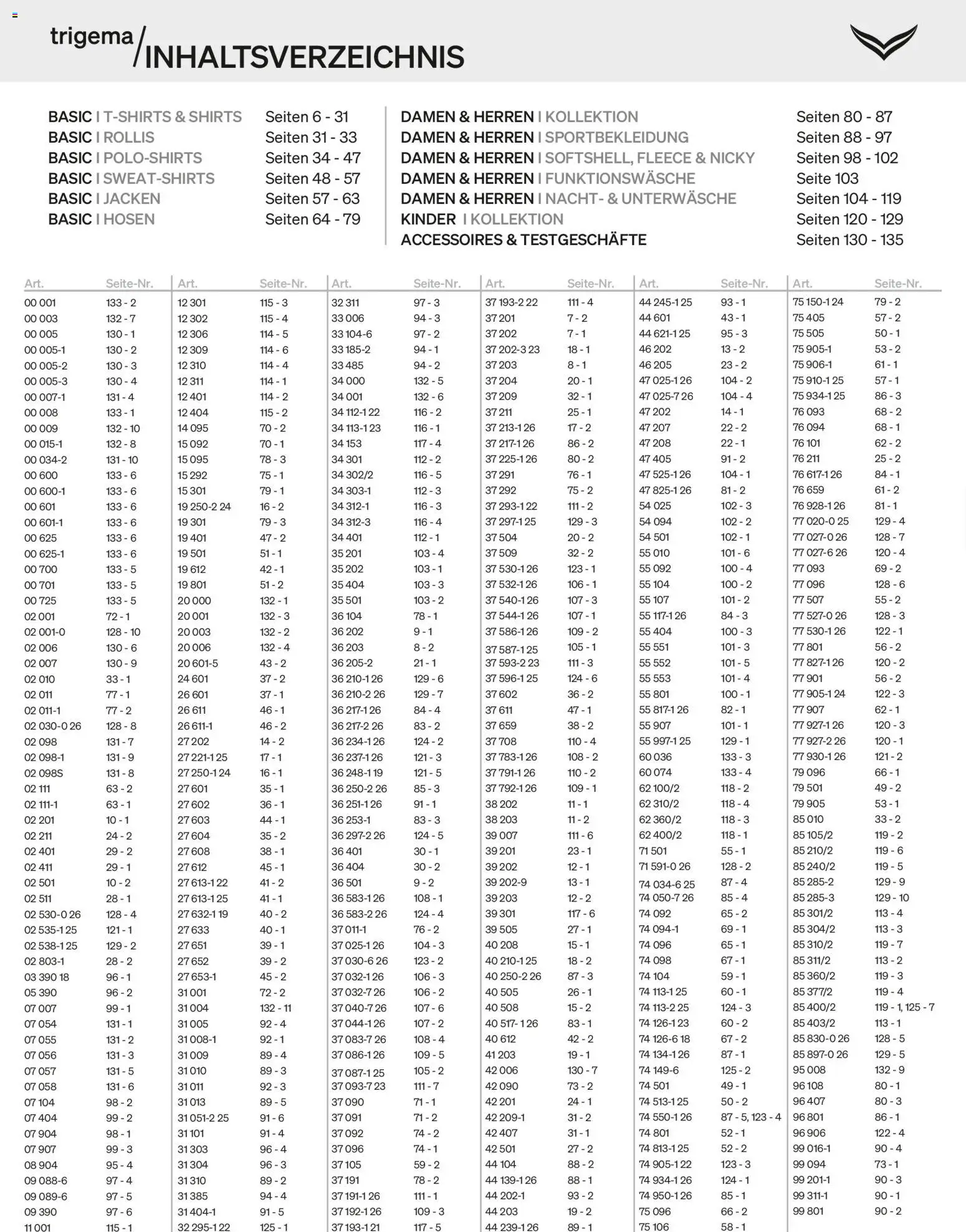 Trigema Prospekt – gültig ab 01.09.2026 | Seite: 3 | Produkte: Unterwäsche