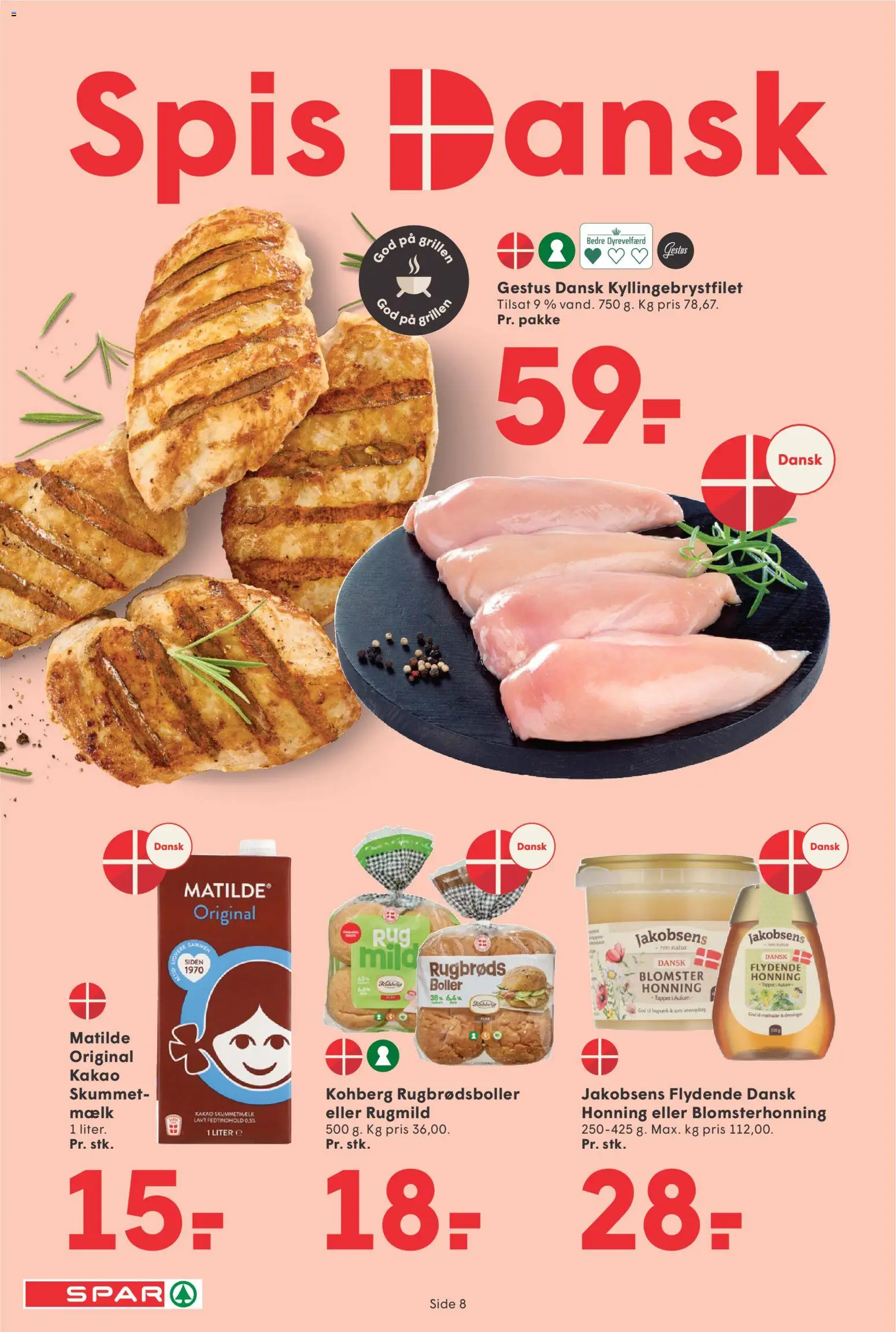 Spar tilbudsavis – gyldig fra 12/06/2026 | Side: 10 | Produkter: Mælk, Kakao, Honning, Søm