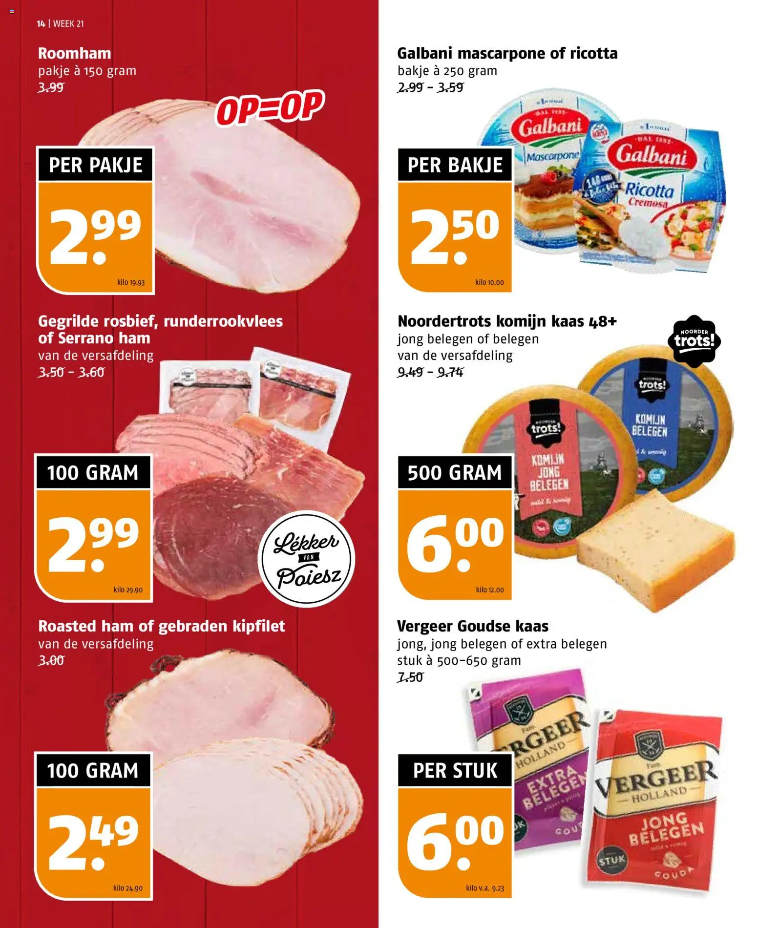 {H1} | Pagina: 14 | Producten: Kaas, Ham, Ricotta, Komijn