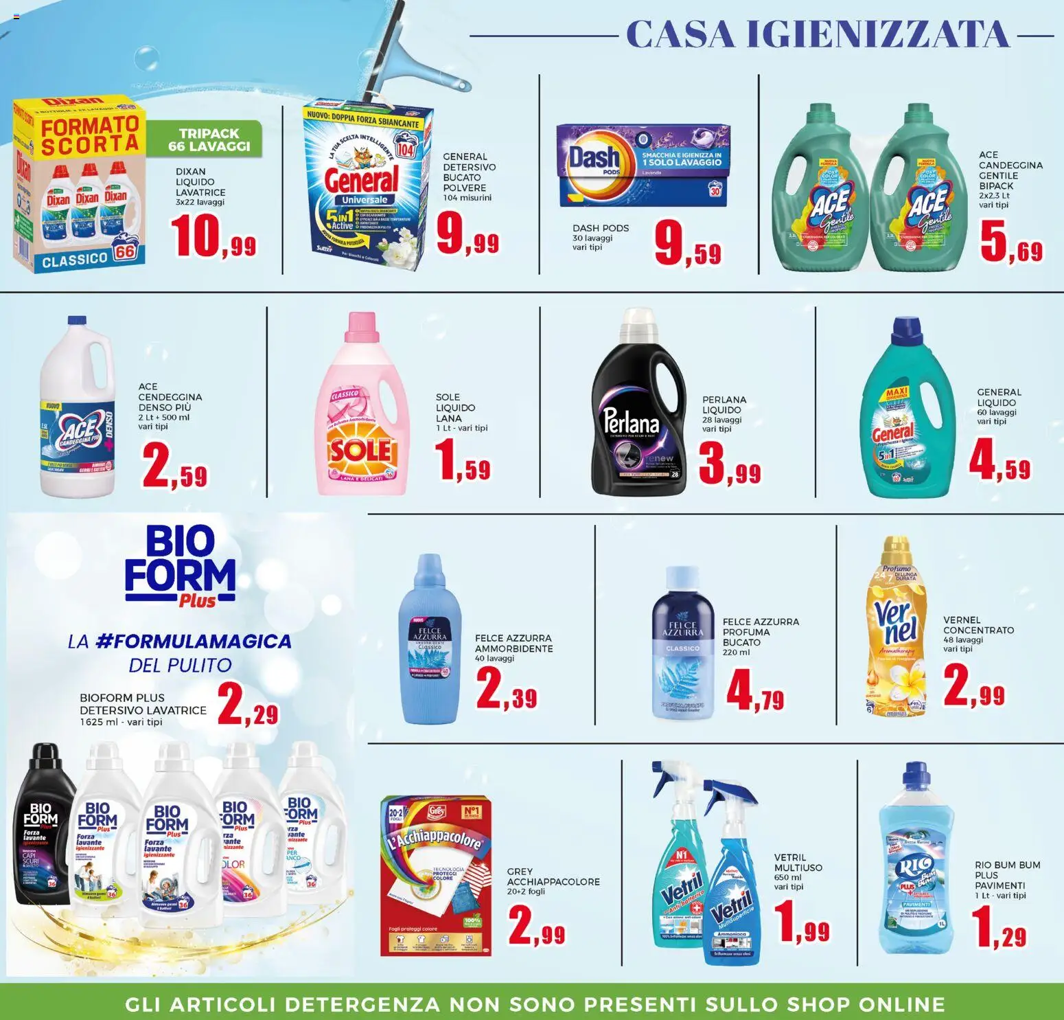 Volantino Happy Casa del 13.05.2026 | Pagina: 34 | Prodotti: Ammorbidente, Candeggina, Lavanda, Profumo