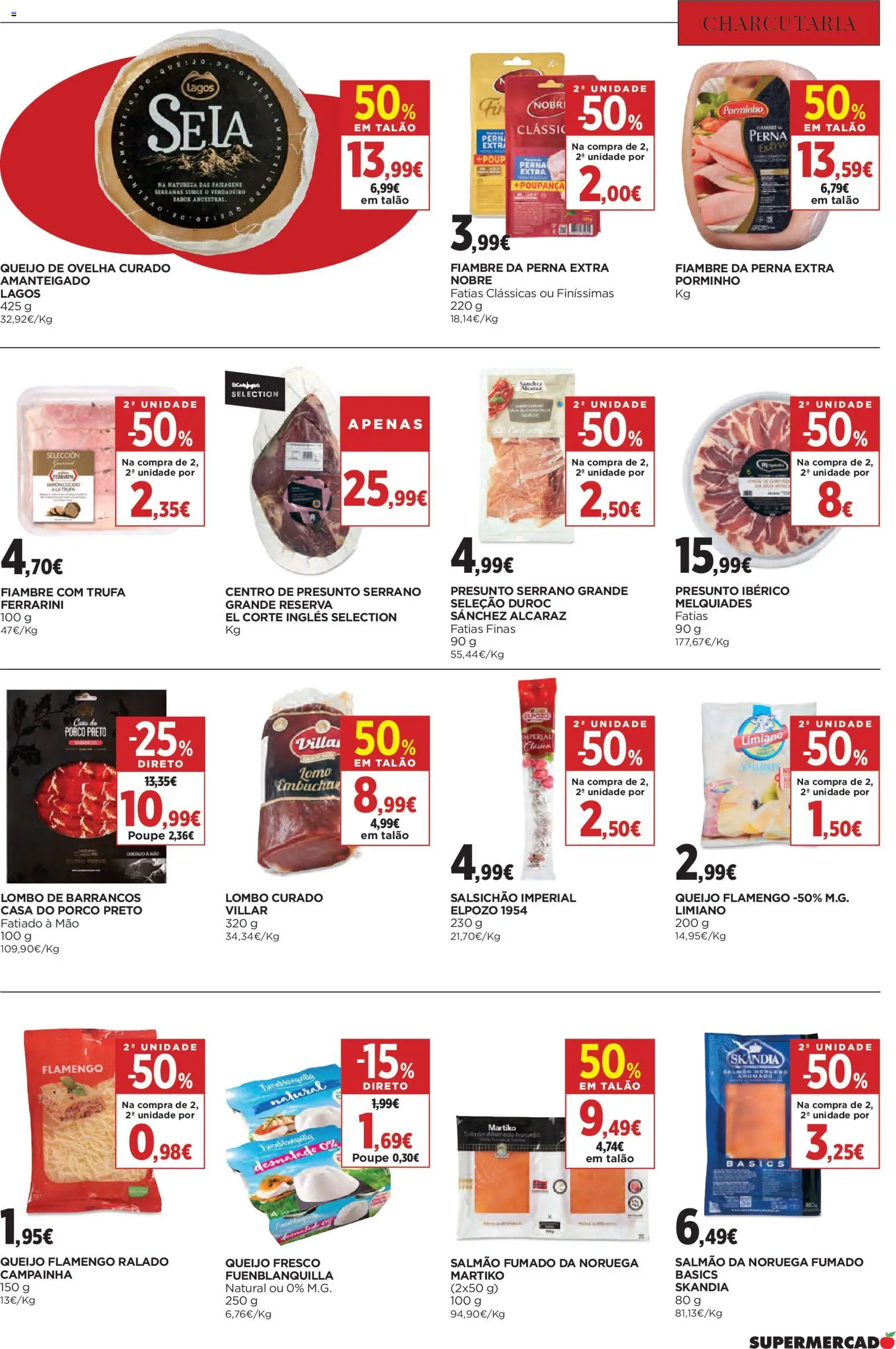 El Corte Ingles folheto │ válido de 02/10/2026 | Página: 15 | Produtos: Presunto Serrano, Queijo de ovelha, Queijo, Presunto