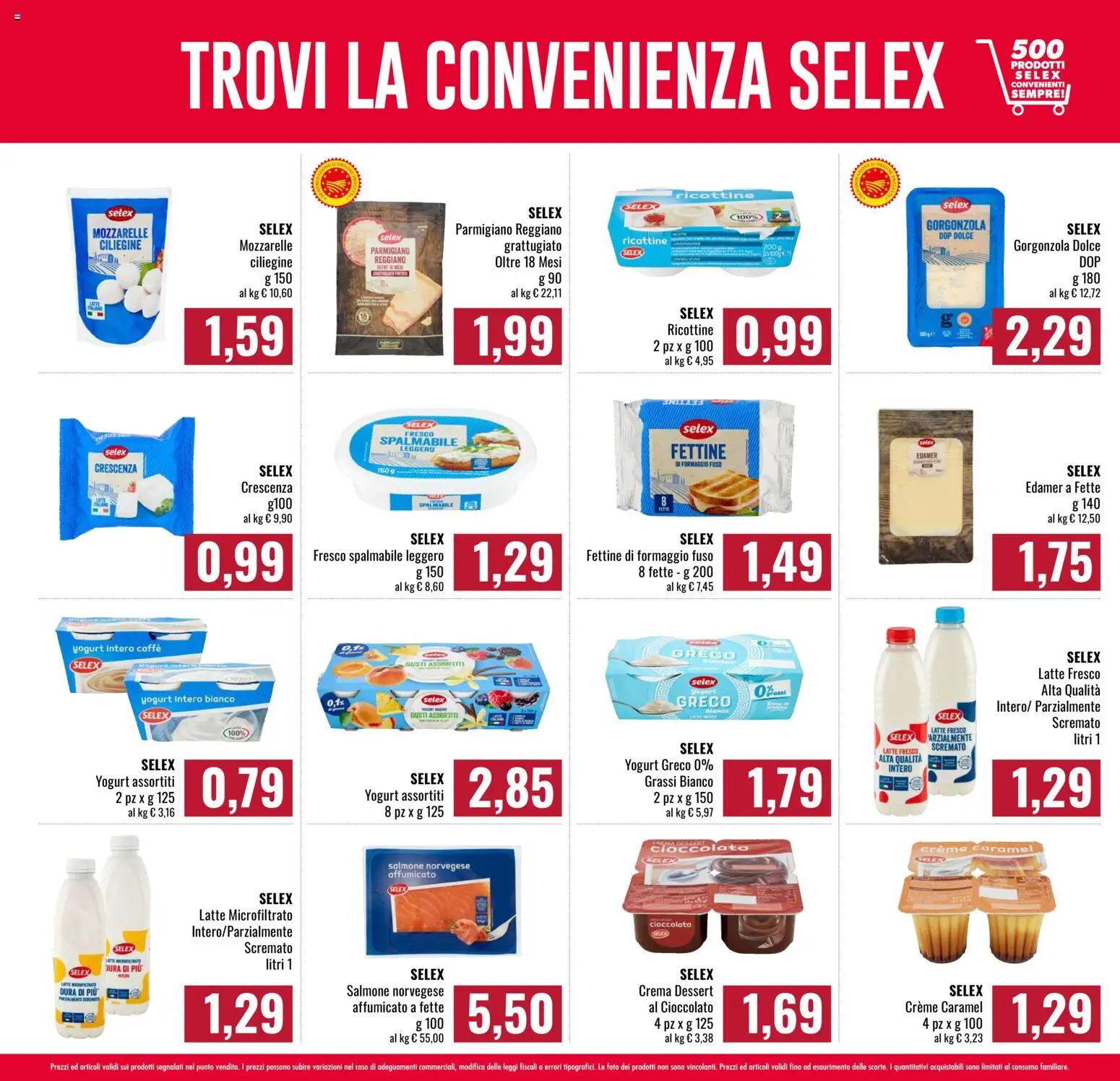 Volantino Famila del 26.02.2026 | Pagina: 5 | Prodotti: Yogurt greco, Crema, Yogurt, Parmigiano