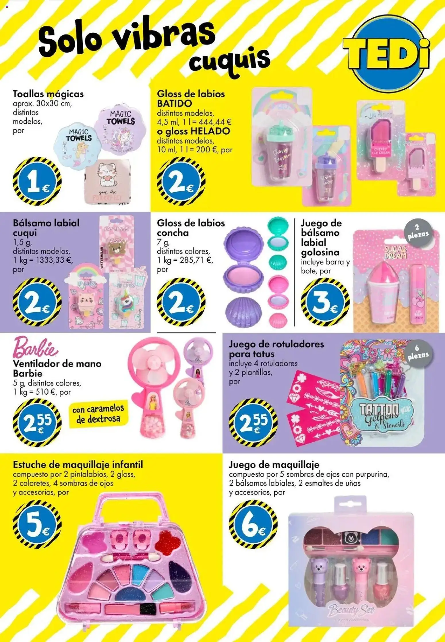 TEDi - La vuelta al cole 14/08/2026 - 22/08/2026 | Página: 16 | Productos: Maquillaje, Helado, Bálsamo labial, Ventilador