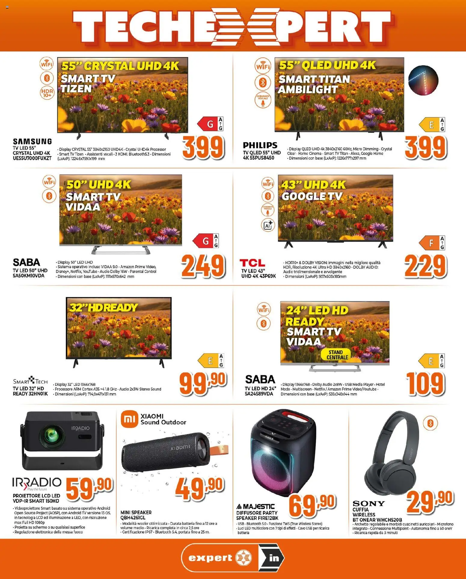 Volantino Ipercoop del 04.06.2026 | Pagina: 2 | Prodotti: Auricolari, Xiaomi, TV, Samsung