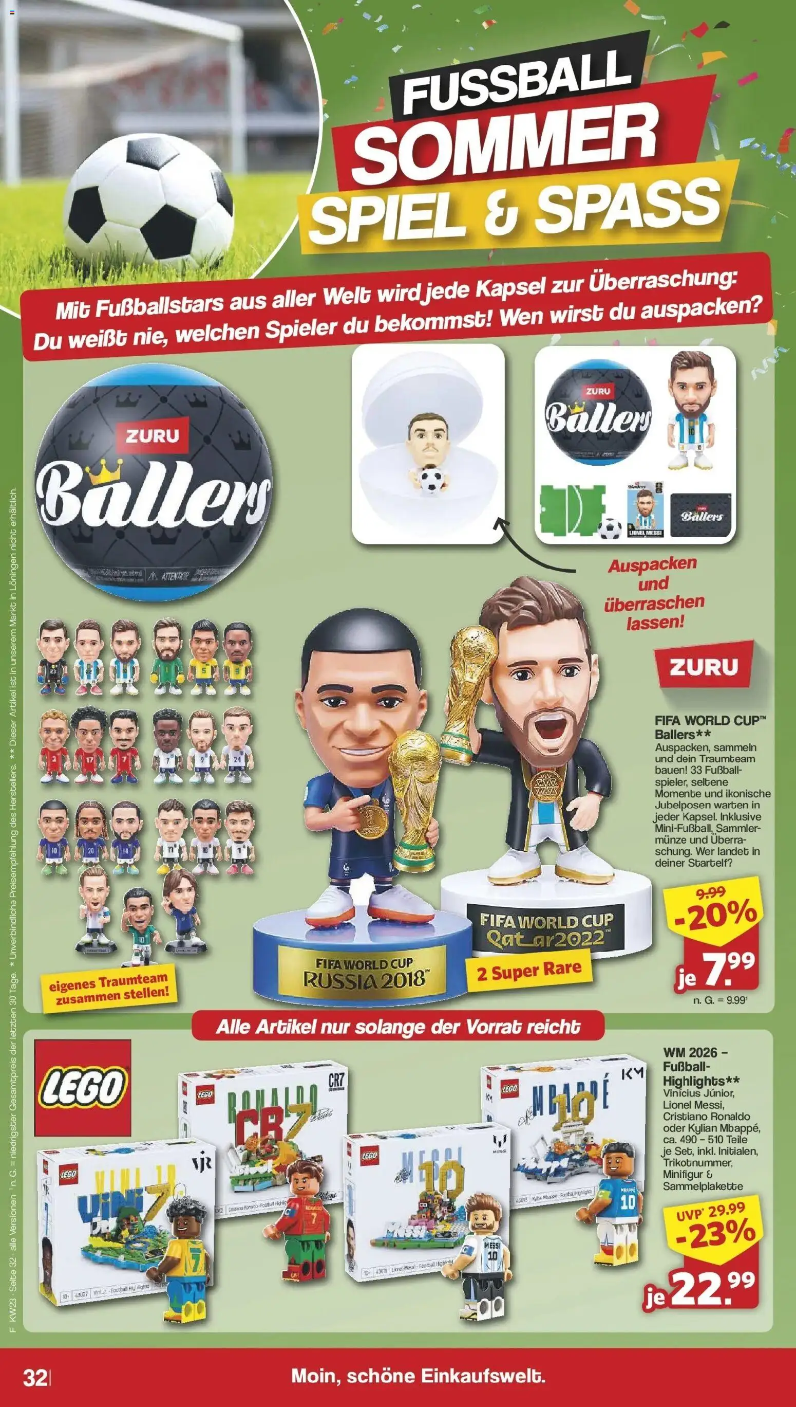 Famila Nordwest Wochenangebote – gültig ab 01.06.2026 | Seite: 32 | Produkte: Spiel, Fußball, Football