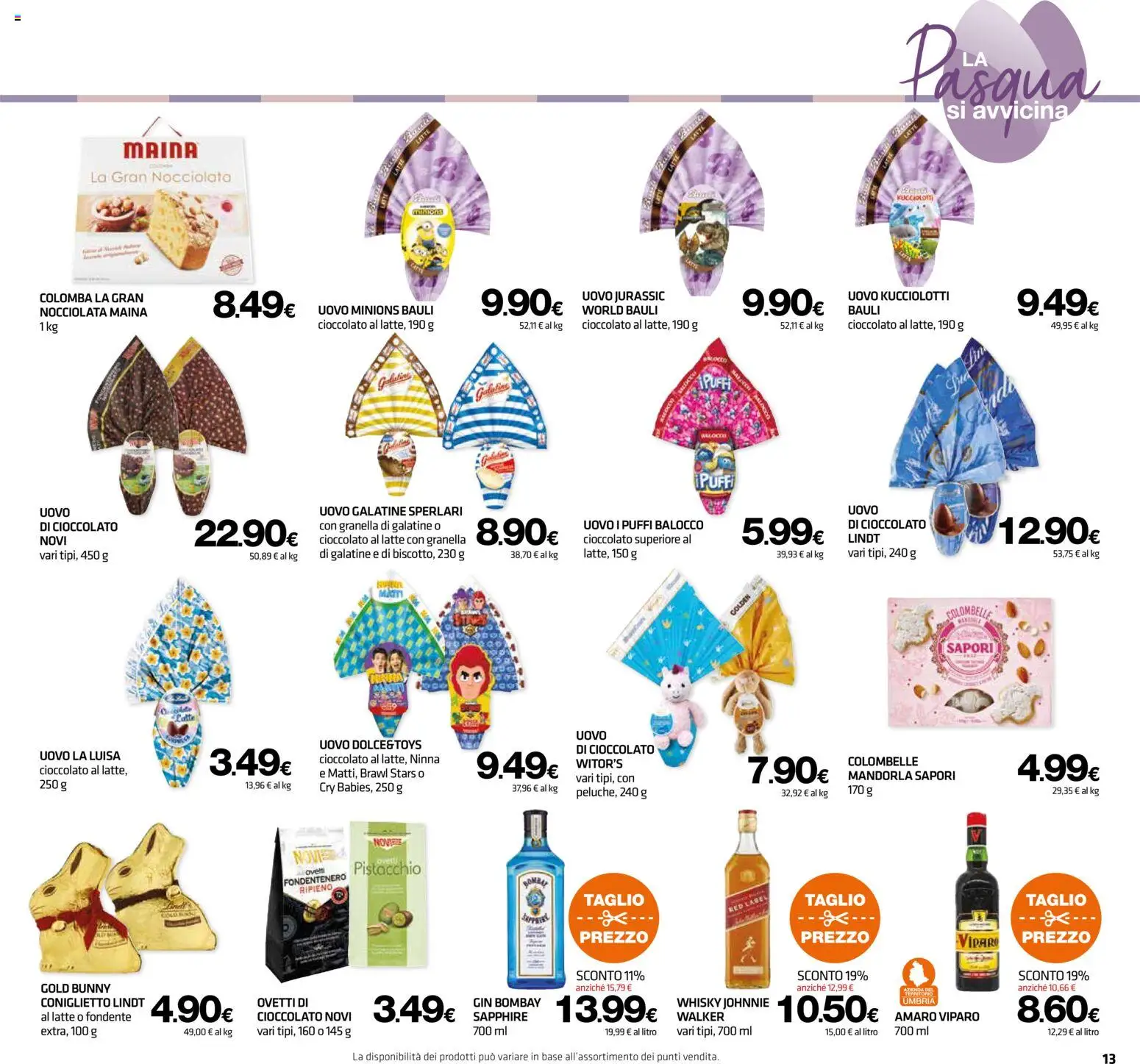 Volantino Superconti del 12.03.2026 | Pagina: 14 | Prodotti: Cioccolato, Gin, Whisky, Latte