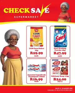 Check Save specials catalogue – valid from 12/08/2026 | Page: 3 | Products: Fragrance, Powder, Flakes, Washing powder