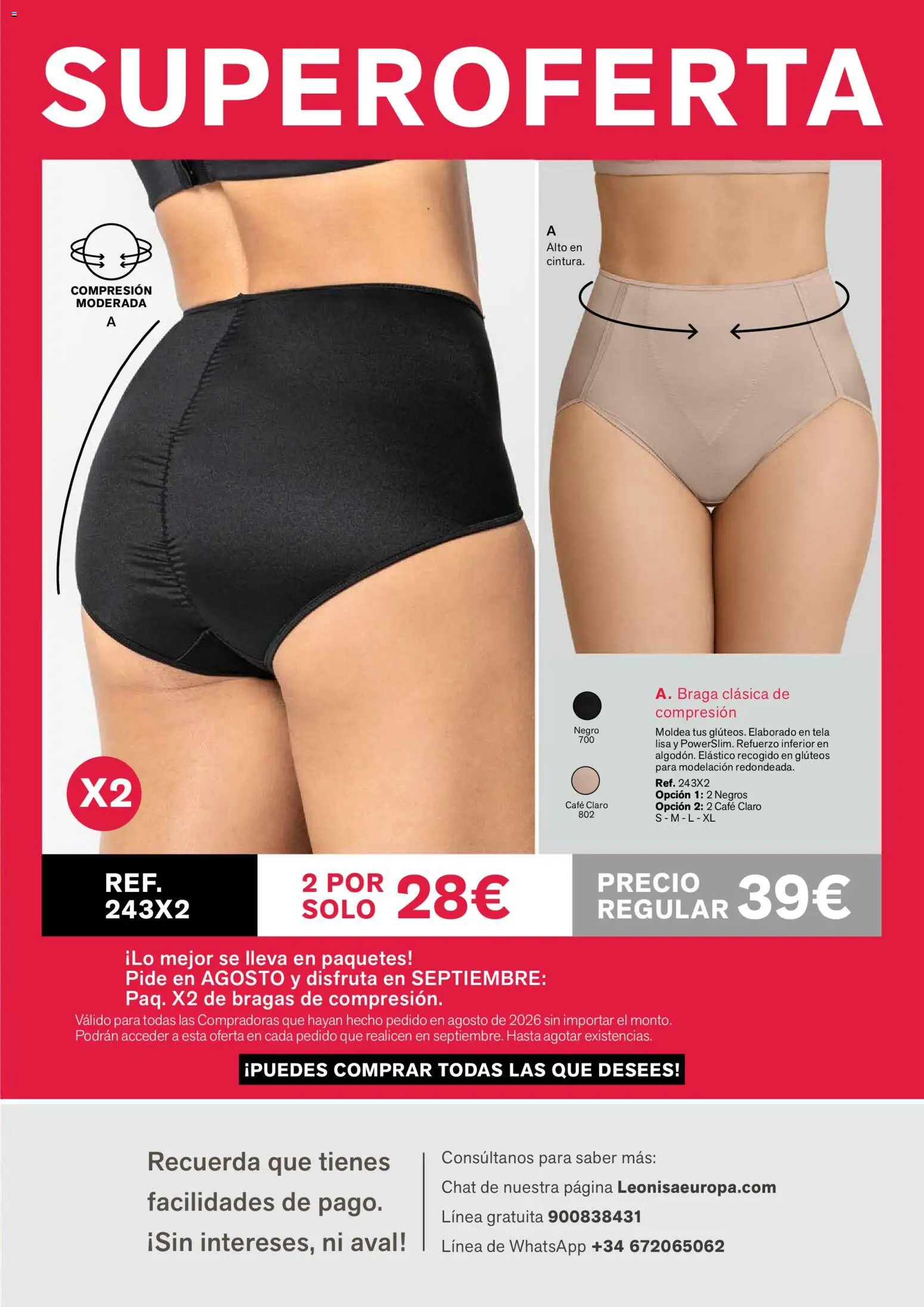 Leonisa Magazine │ válido desde el 01/08/2026 | Página: 3 | Productos: Bragas, Café, Braga