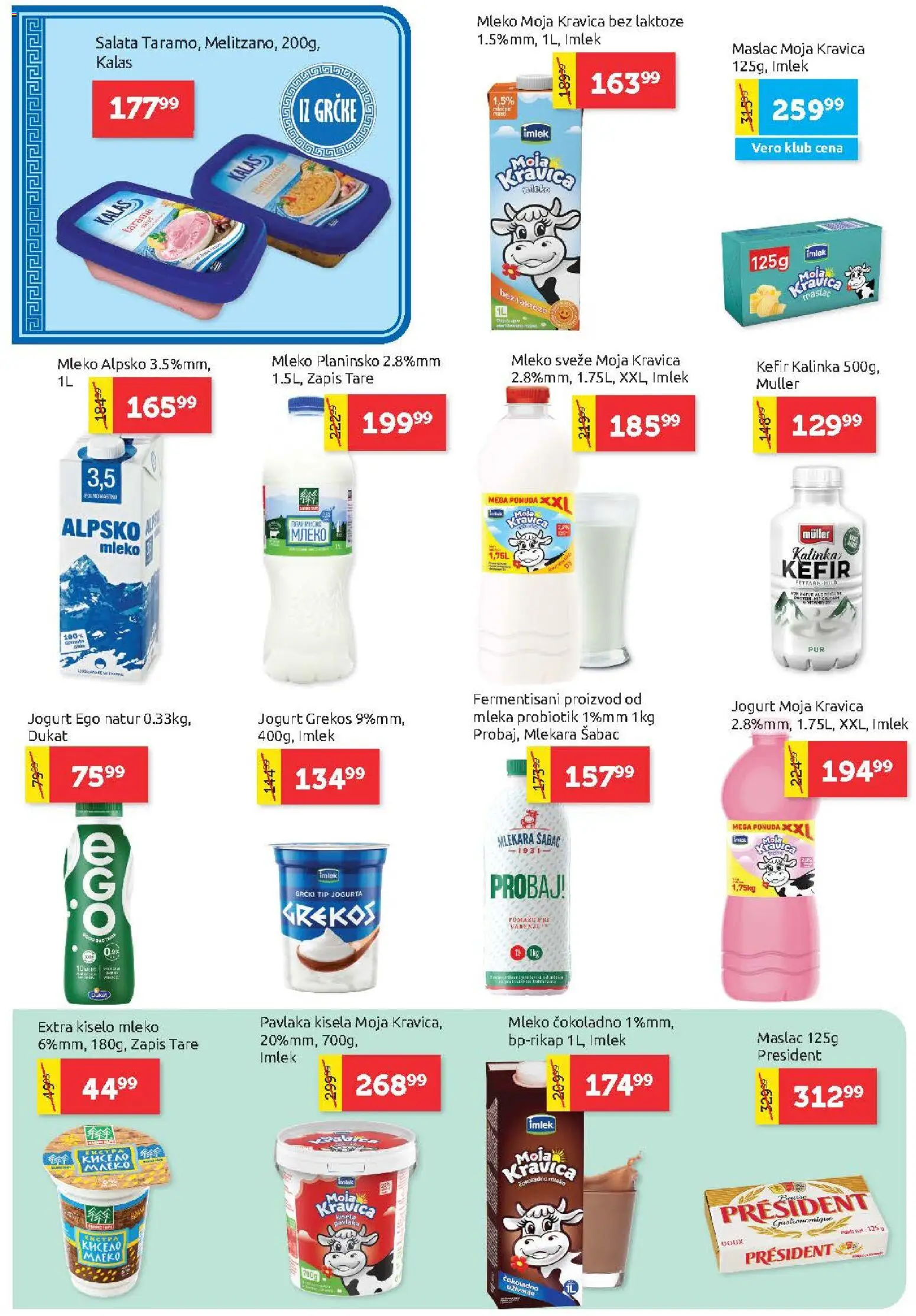 SuperVERO katalog - važi od 17.09.2026 | Strana: 6 | Proizvode: Kefir, Salata, Jogurt, Pavlaka