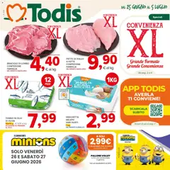Anteprima del volantino Todis volantino valido a partire dal 25.06.2026