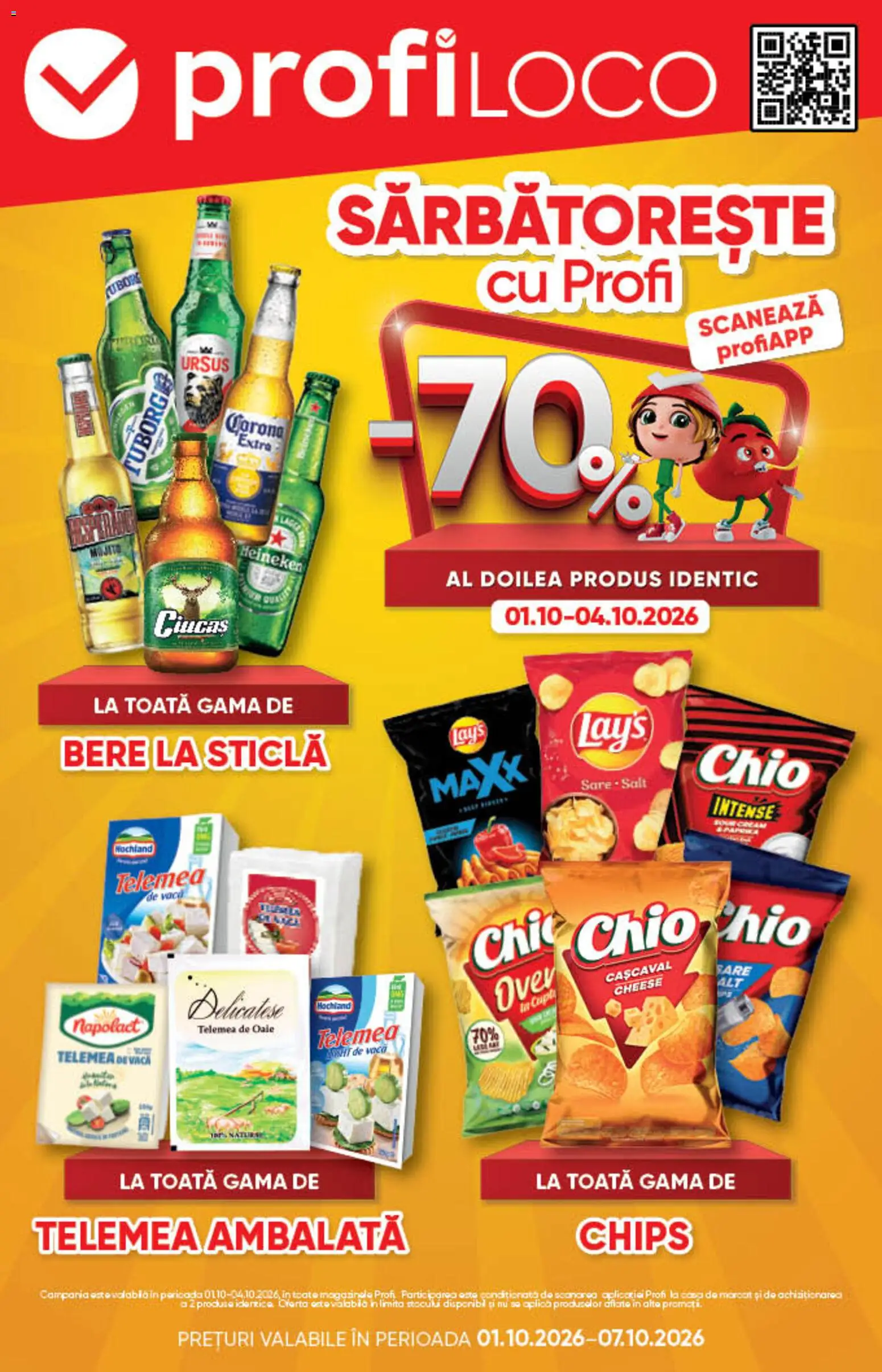 Noul catalog Profi – valabil de la 01.10.2026 | Pagină: 1 | Produse: Ursus, Corona Extra, Hochland, Intense