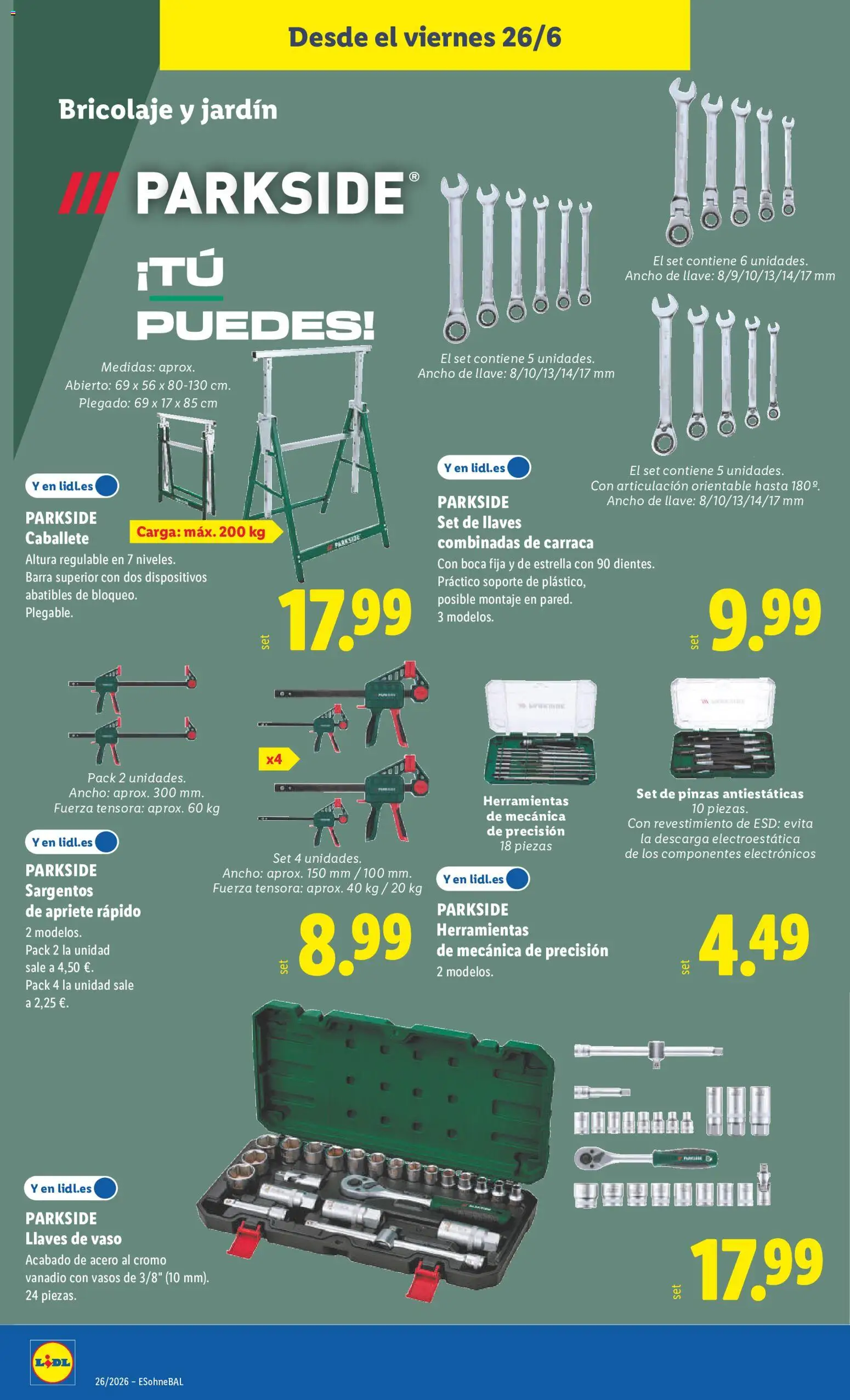 Lidl folleto de bazar │ válido desde el 22.06.2026 | Página: 26 | Productos: Vasos