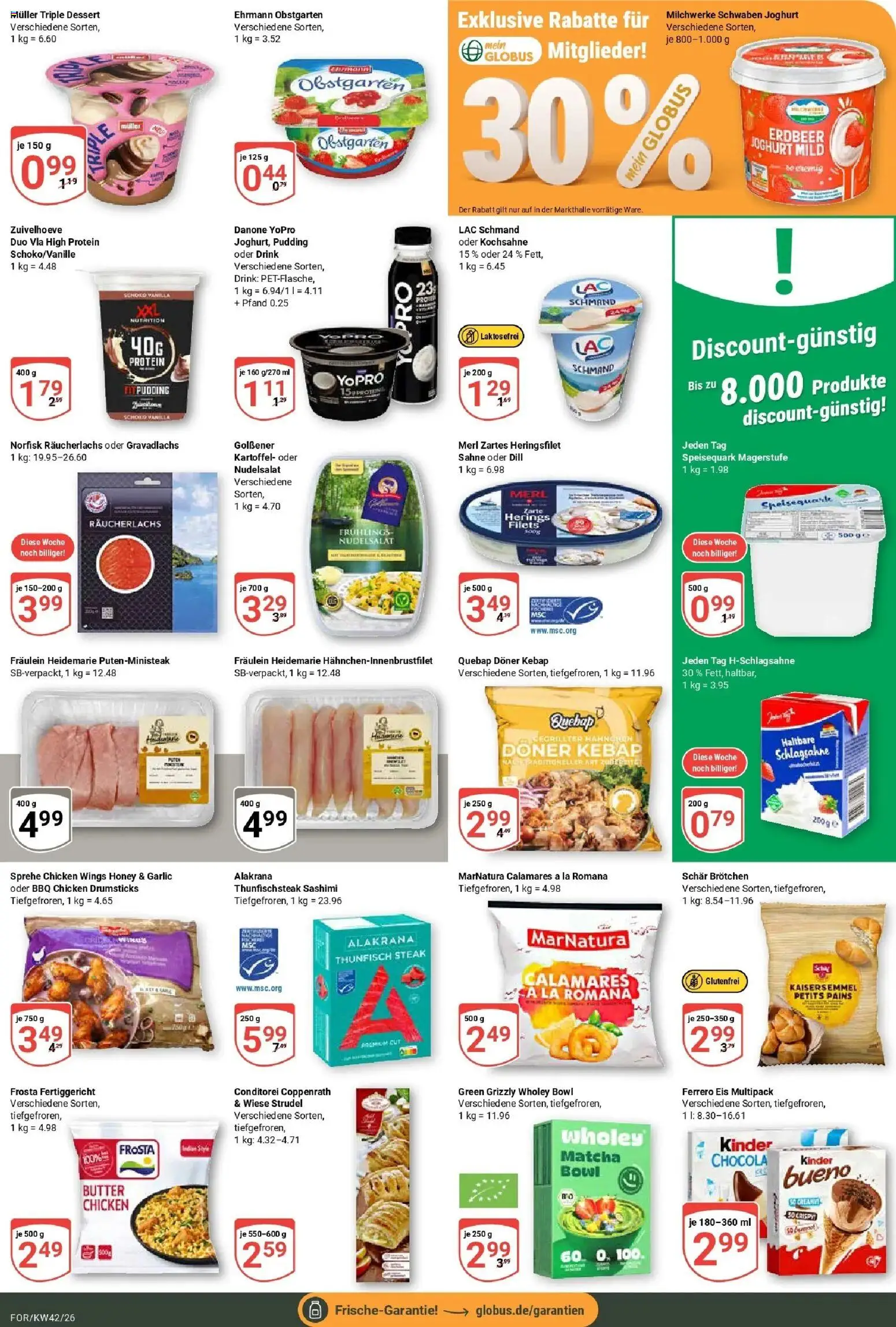Globus Prospekt Forchheim (ab 12.10.2026) » Angebote online | Seite: 11 | Produkte: Thunfisch, Frosta, Räucherlachs, Dill