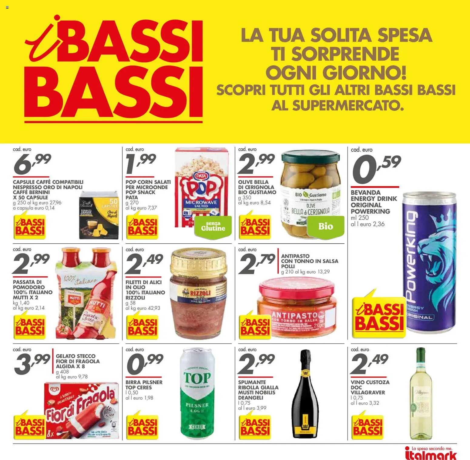 Volantino Italmark del 17.06.2026 | Pagina: 29 | Prodotti: Salsa, Olio, Top, Alici
