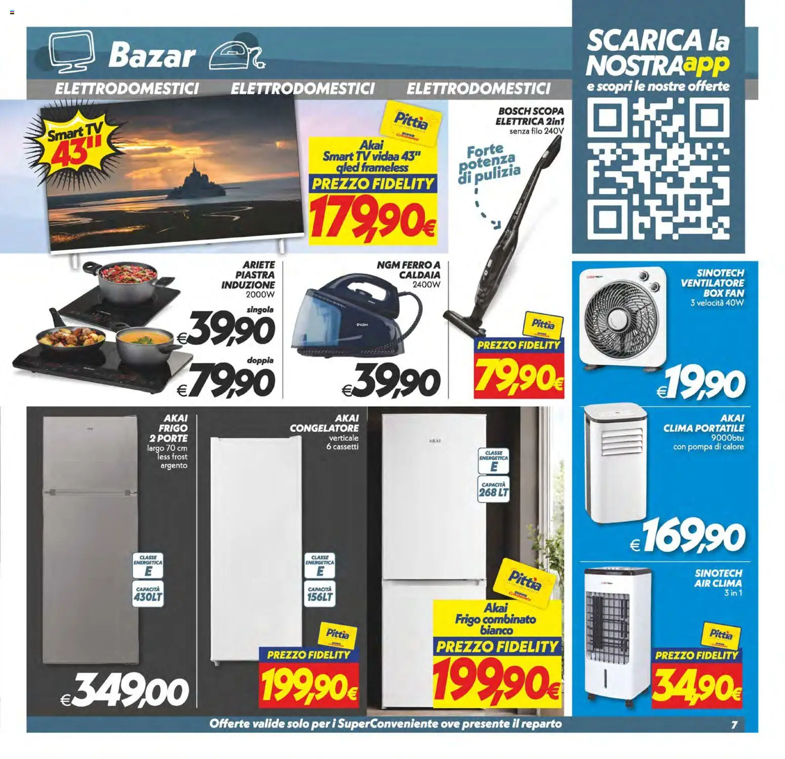 Volantino SuperConveniente del 09.06.2026 | Pagina: 32 | Prodotti: Ventilatore, Caldaia, Scopa, TV