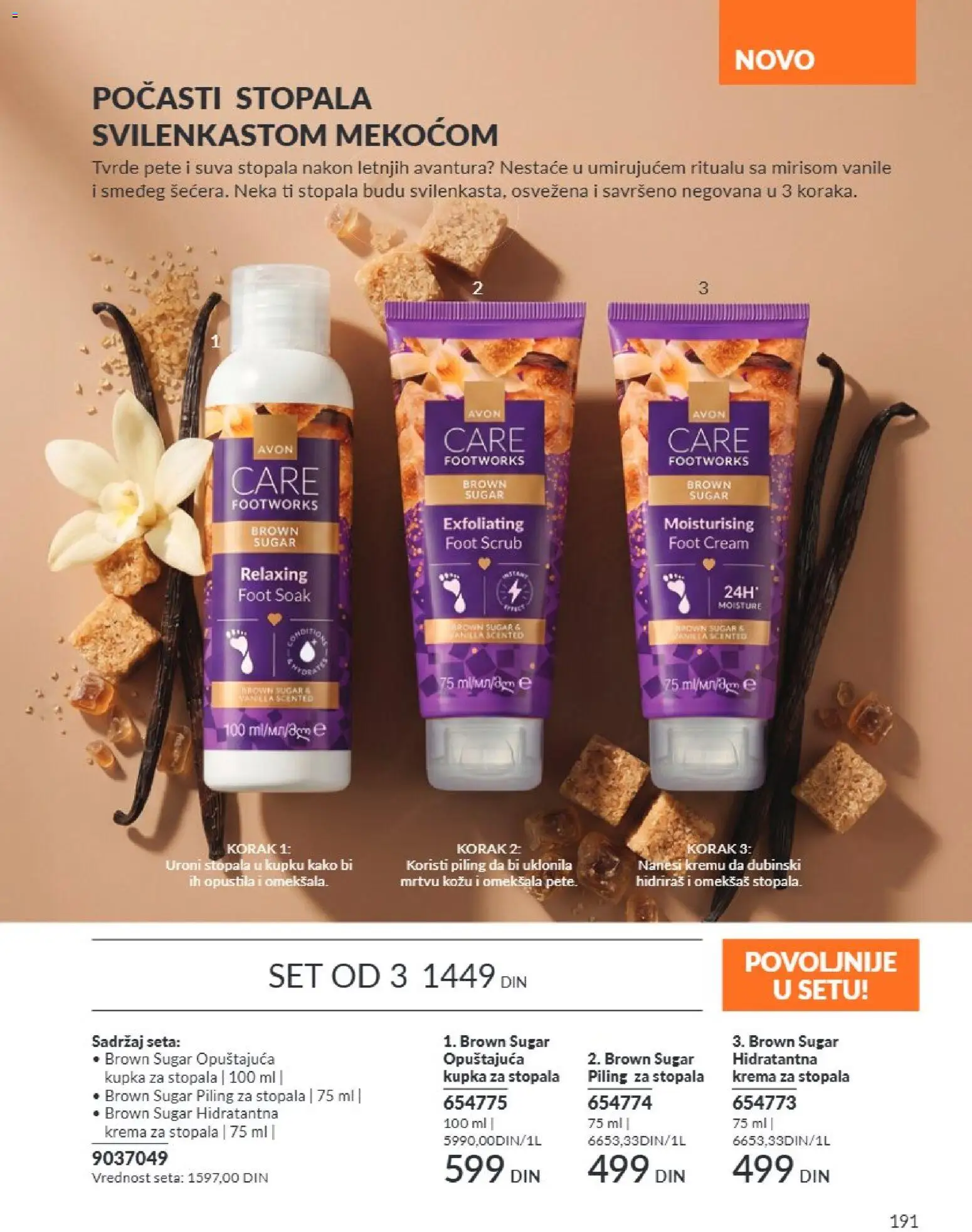 AVON katalog - važi od 01.09.2026 | Strana: 191 | Proizvode: Krema, Piling