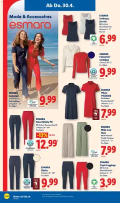 Lidl aktionen ab 30.04.2026 gültig | Seite: 18 | Produkte: Cardigan, Hose, Jeans, Jumpsuit