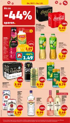 COCA-COLA oder FANTA Exotic*, Erfrischungsgetränk, tw. koffeinhaltig, zzgl. 1.50 Pfand, je 6 x 0,33 l ab 27.07.2026 gültig | Seite: 46