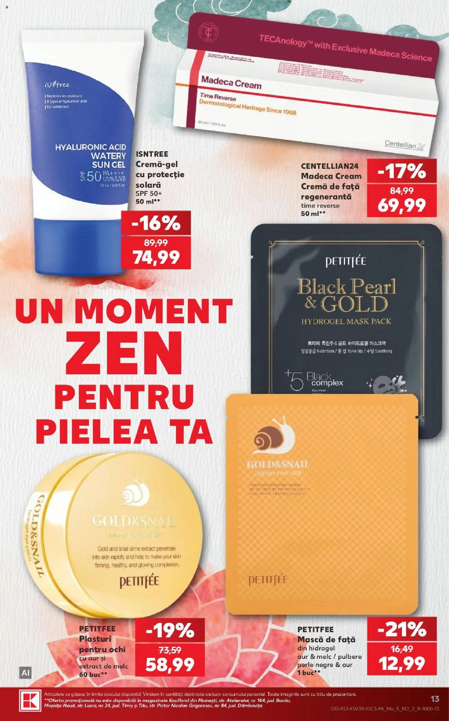 Kaufland RO akciós ujság - amely érvényes a következő dátumtól: 2026.09.23. | Oldal: 13 | Termékek: Slime, Gél
