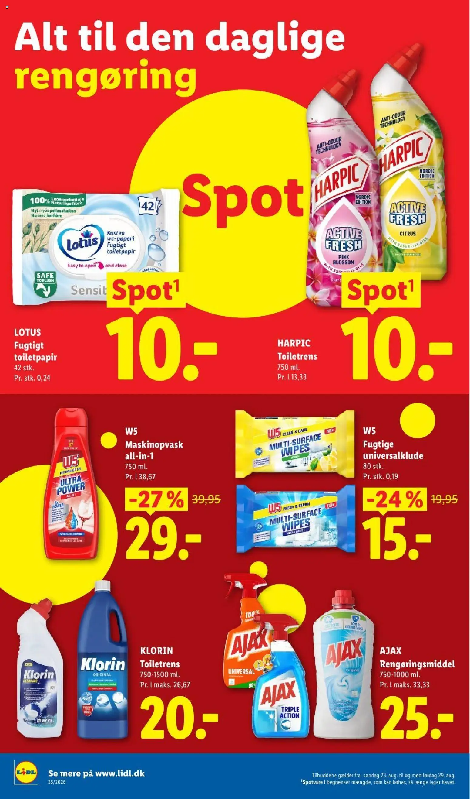 Lidl tilbudsavis – gyldig fra 23/08/2026 | Side: 18 | Produkter: Toilet, Søm