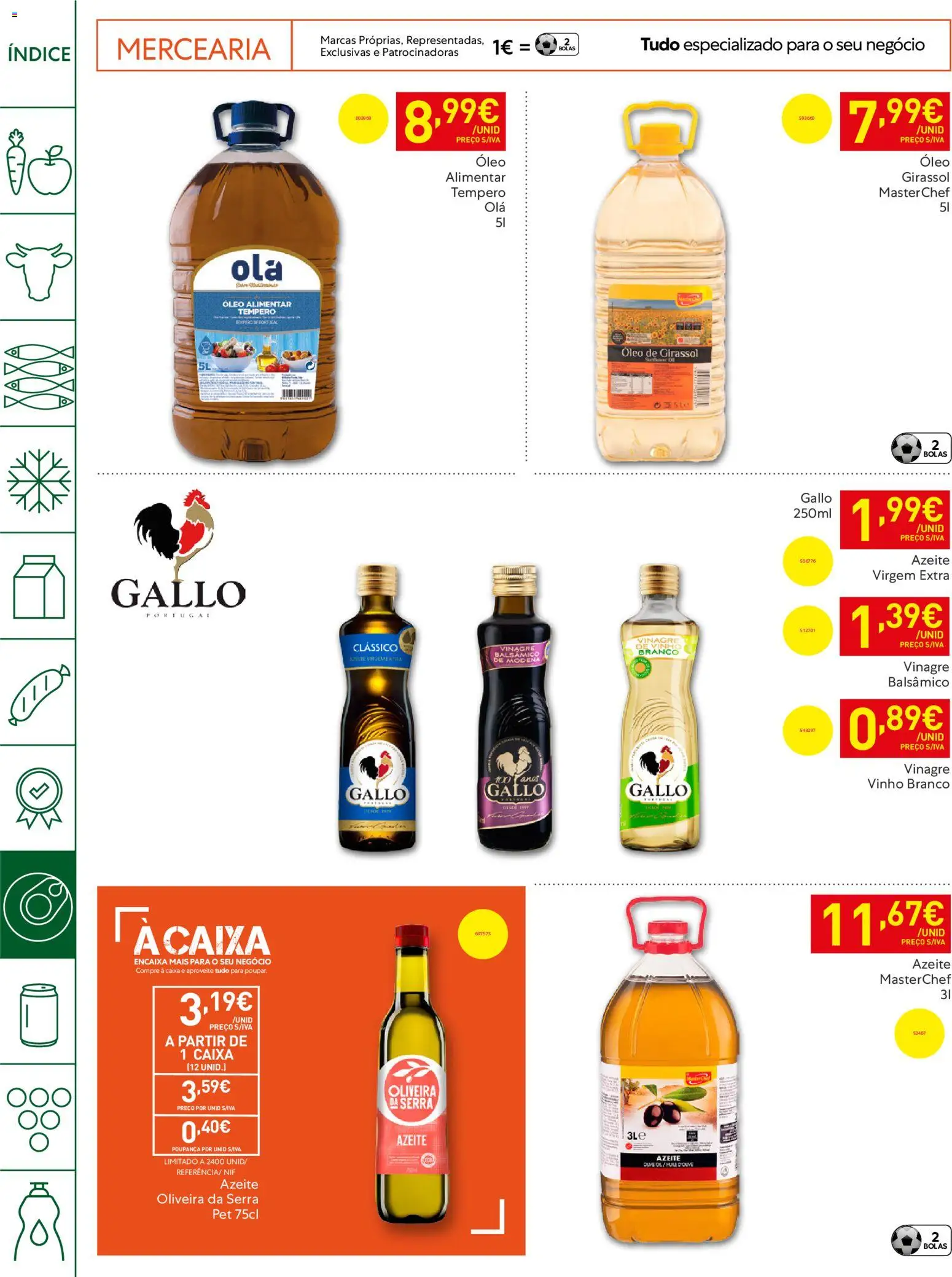 Recheio Horeca Madeira │ válido de 05.05.2026 | Página: 22 | Produtos: Azeite, Caixa, Óleo, Vinho