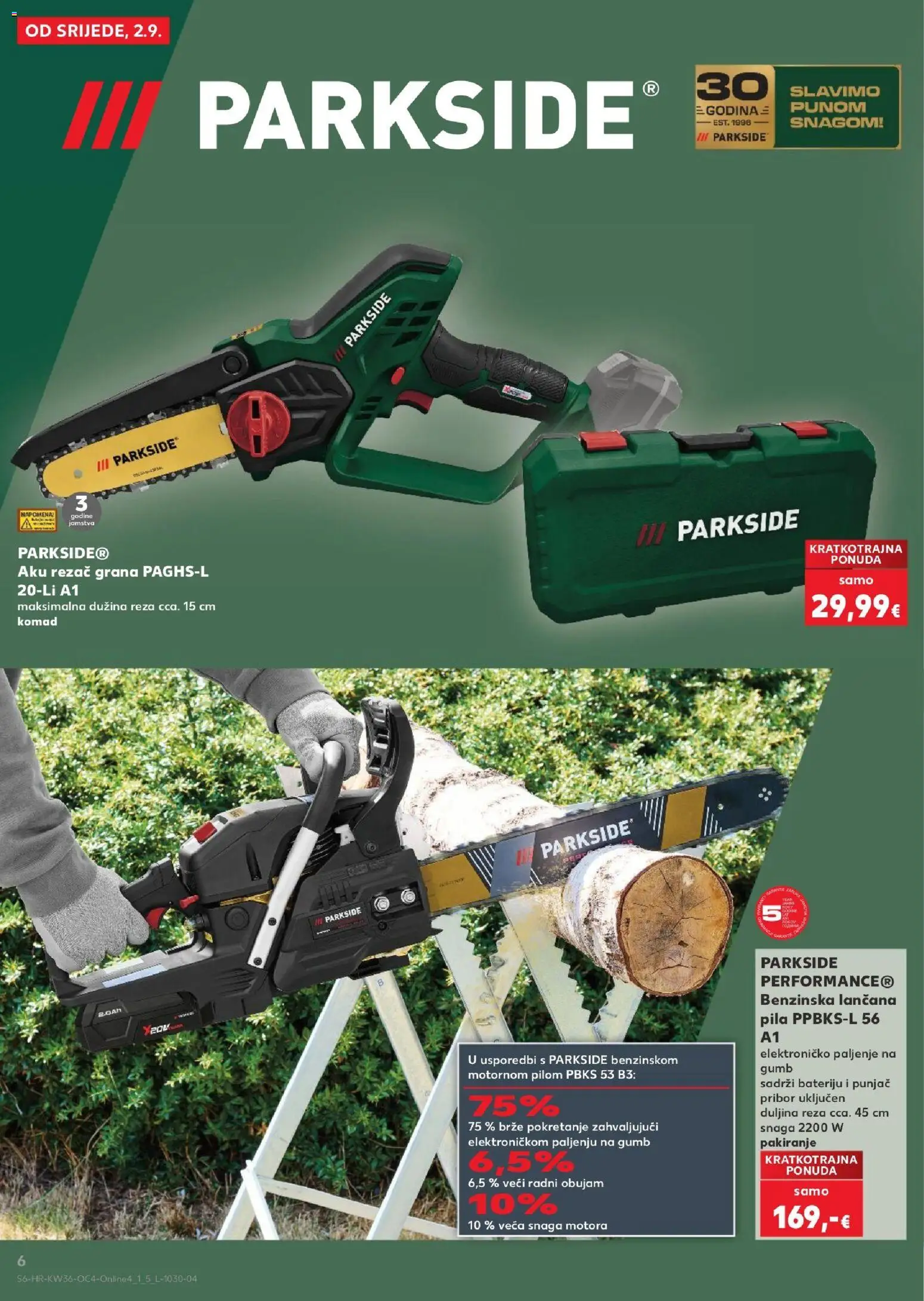 Kaufland katalog | vrijedi od 02.09.2026 | Stranica: 6 | Proizvodi: Pila, Rezač, Parkside