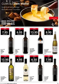 Prodega aktionen Fondue/Raclette ab 05.10.2026 gültig | Seite: 13 | Produkte: Wein