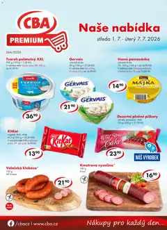 Náhled letáku CBA leták - Premium od 01.07.2026