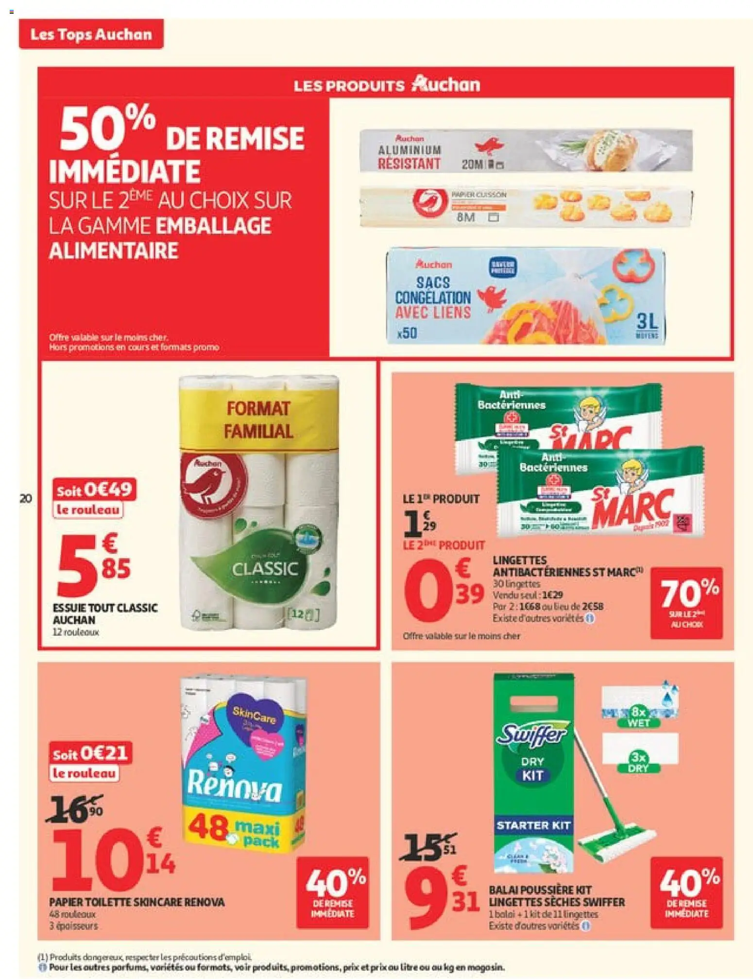 {H1} | Page: 20 | Produits: Papier toilette, Rouleau, Balai