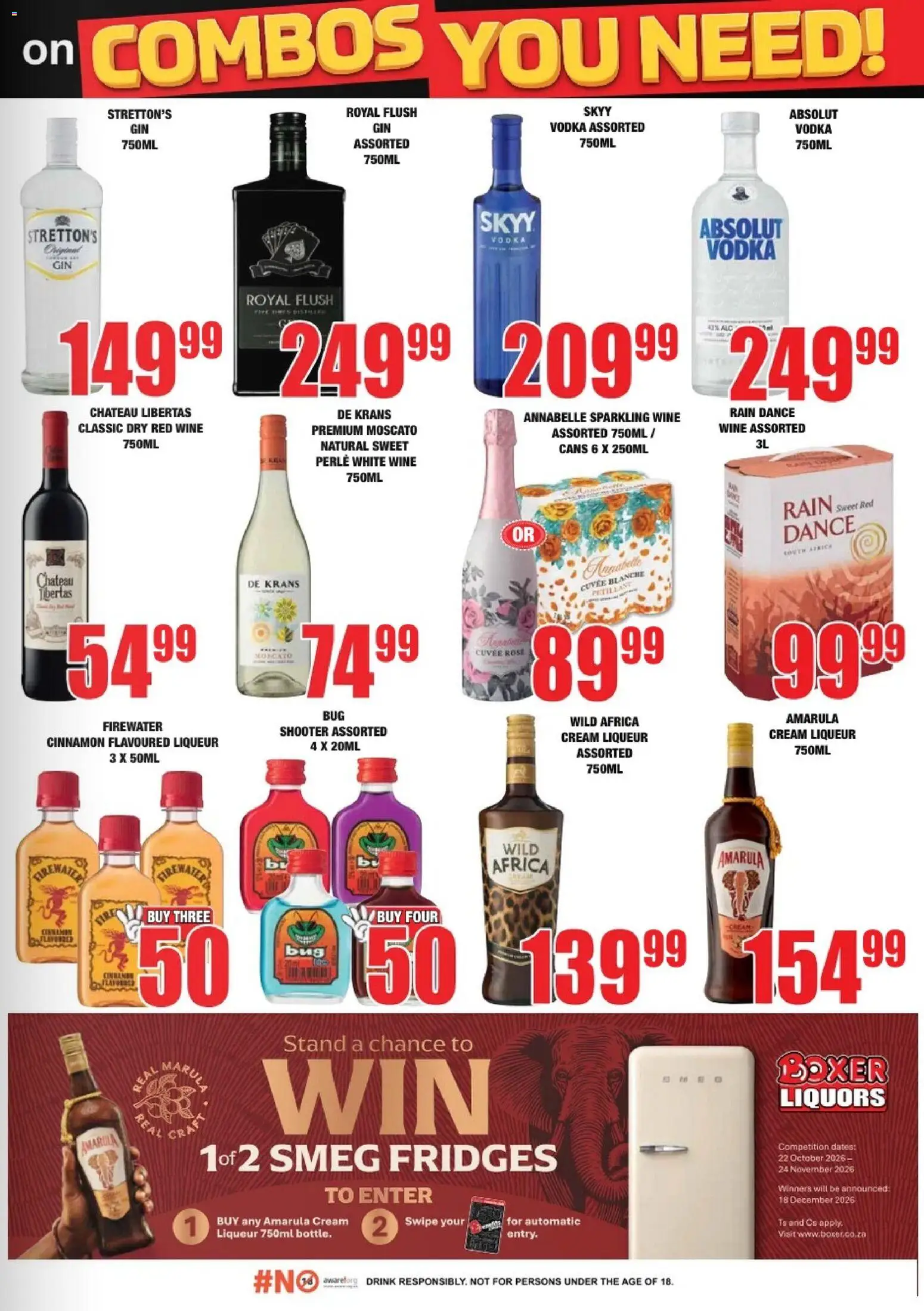 New Boxer catalogue – valid from 23/10/2026 | Page: 3 | Products: Cream liqueur, Wine, Red Wine, Cream