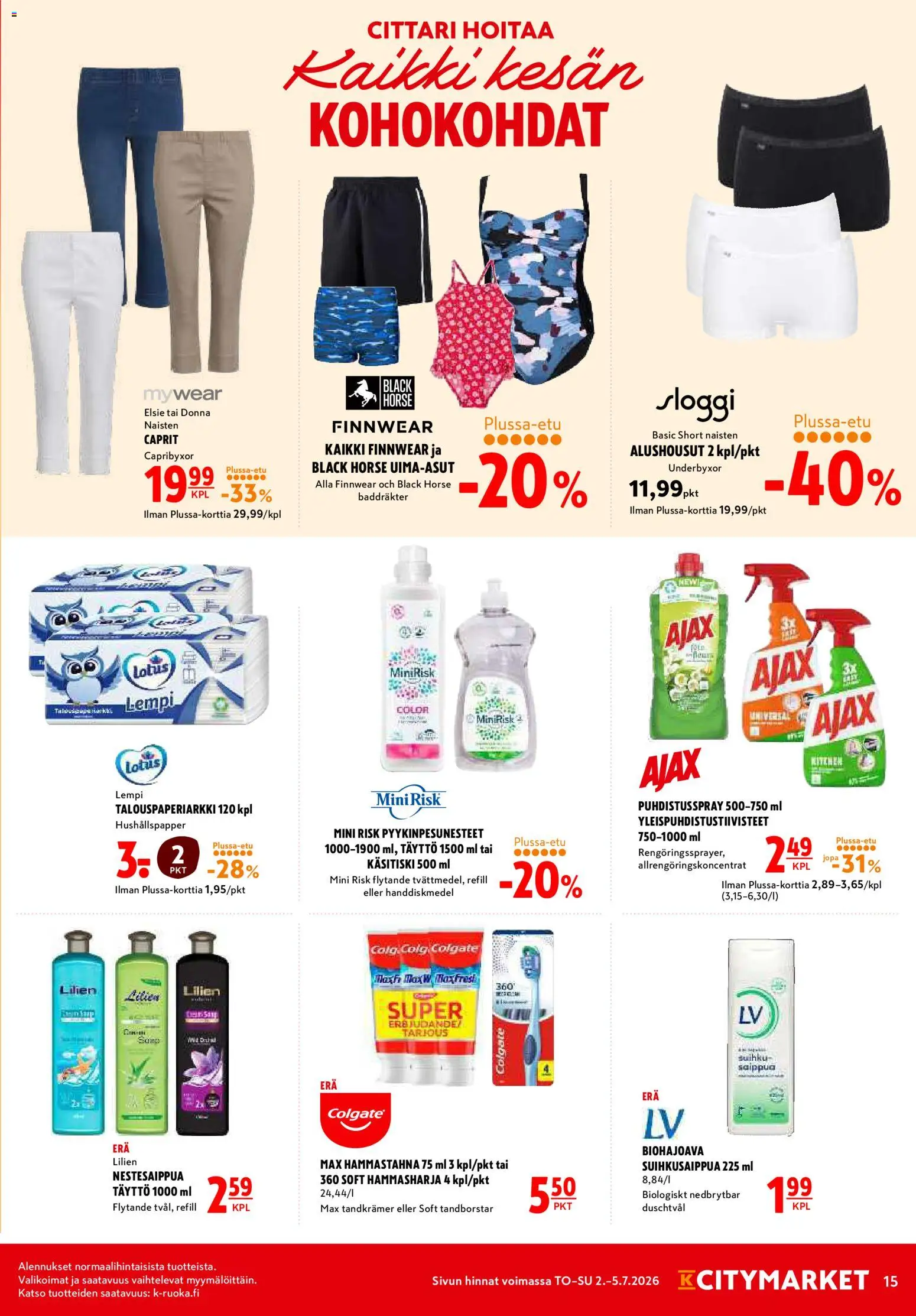 K-Citymarket tarjoukset – voimassa 02/05/2026 alkaen | Sivu: 15