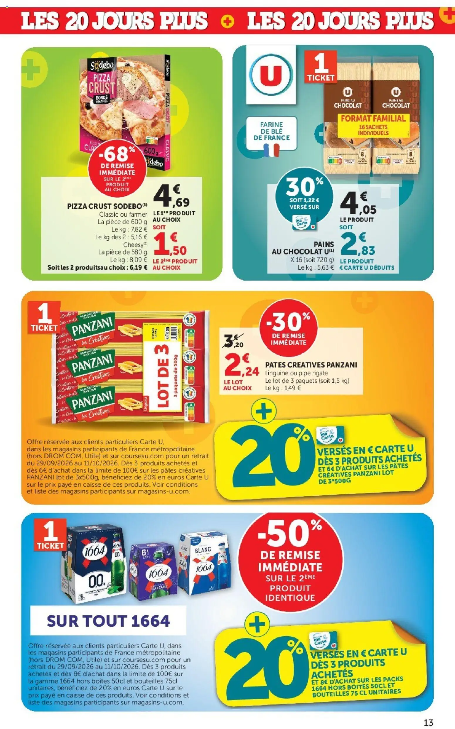 {H1} | Page: 13 | Produits: Farine de ble, Farine, Chocolat, Pizza