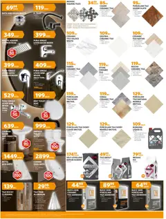 BUCO specials catalogue – valid from 26/10/2026 | Page: 5 | Products: Pedestal, Tile grout, Toilet, Basin
