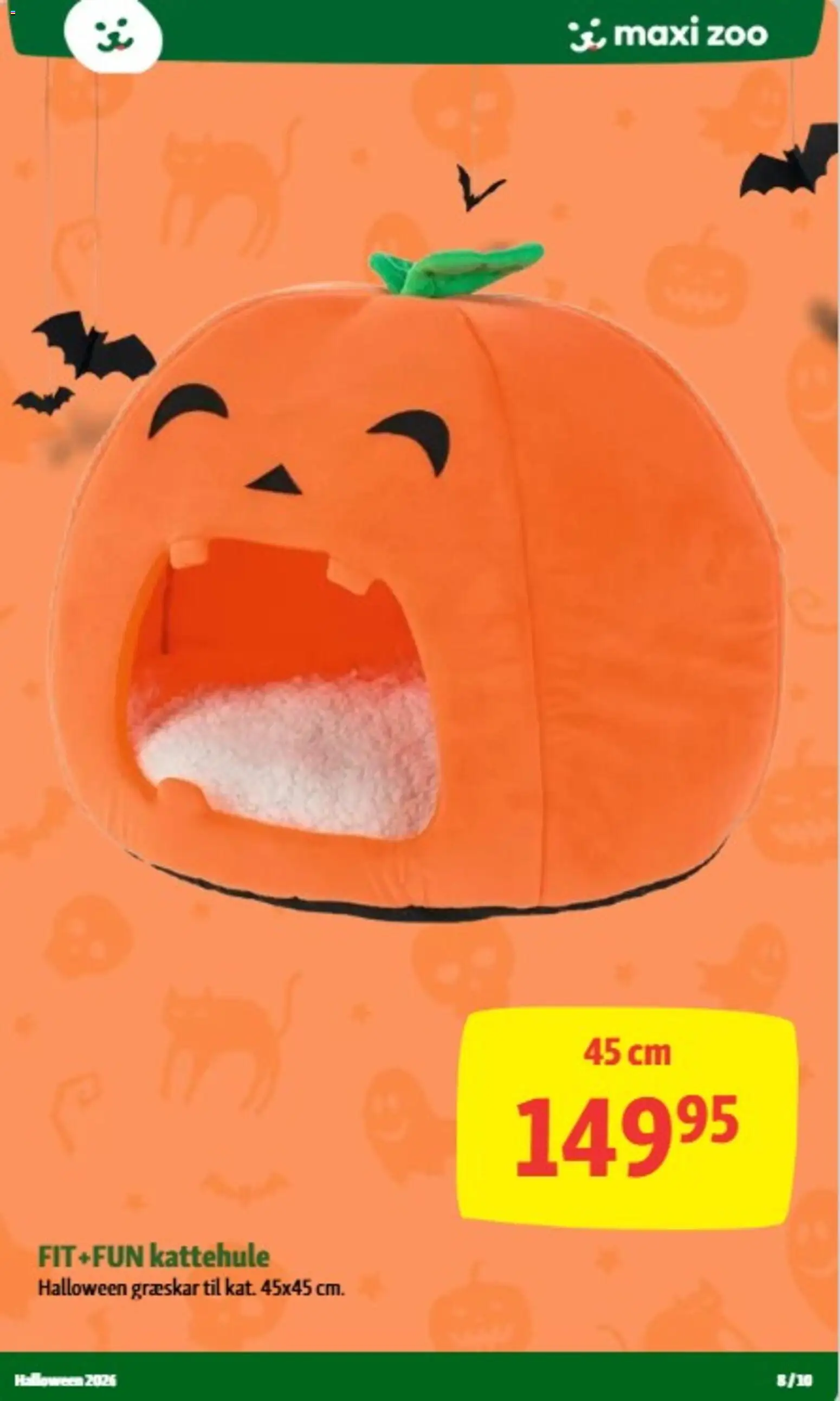 Maxi Zoo tilbudsavis – gyldig fra 14/10/2026 | Side: 8 | Produkter: Græskar