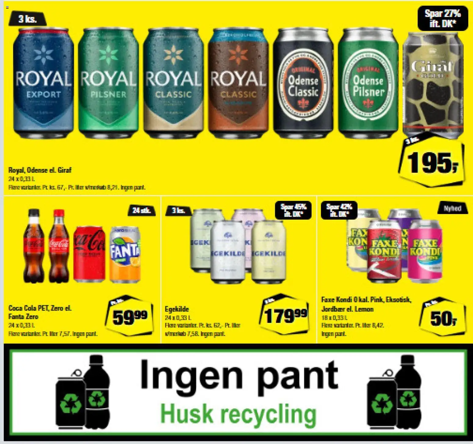 Calle tilbudsavis – gyldig fra 24/06/2026 | Side: 6 | Produkter: Coca Cola, Fanta, Faxe Kondi, Cola